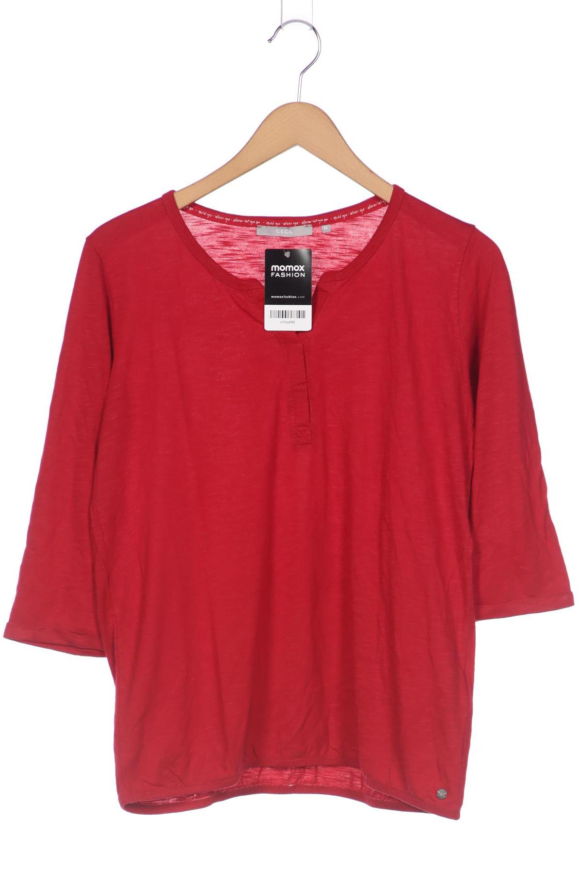 

Cecil Damen Langarmshirt, rot, Gr. 38