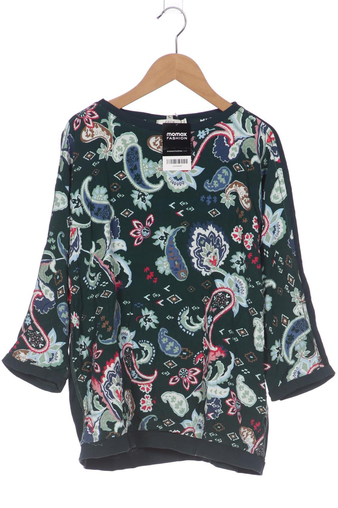 

Cecil Damen Langarmshirt, grün, Gr. 38