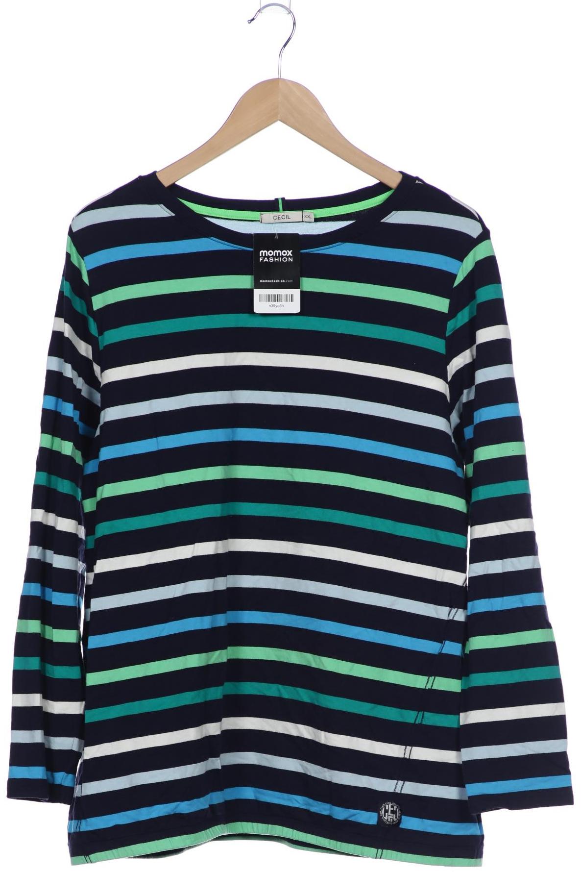 

Cecil Damen Langarmshirt, marineblau, Gr. 46