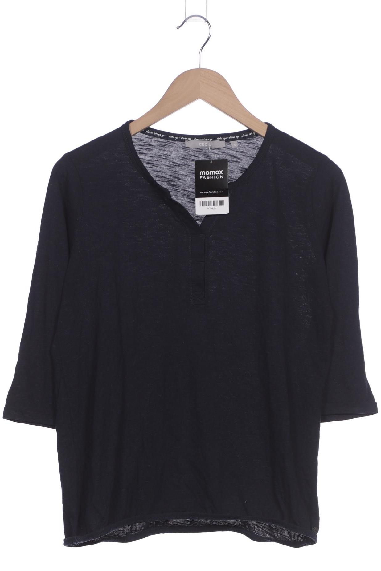 

Cecil Damen Langarmshirt, marineblau, Gr. 36