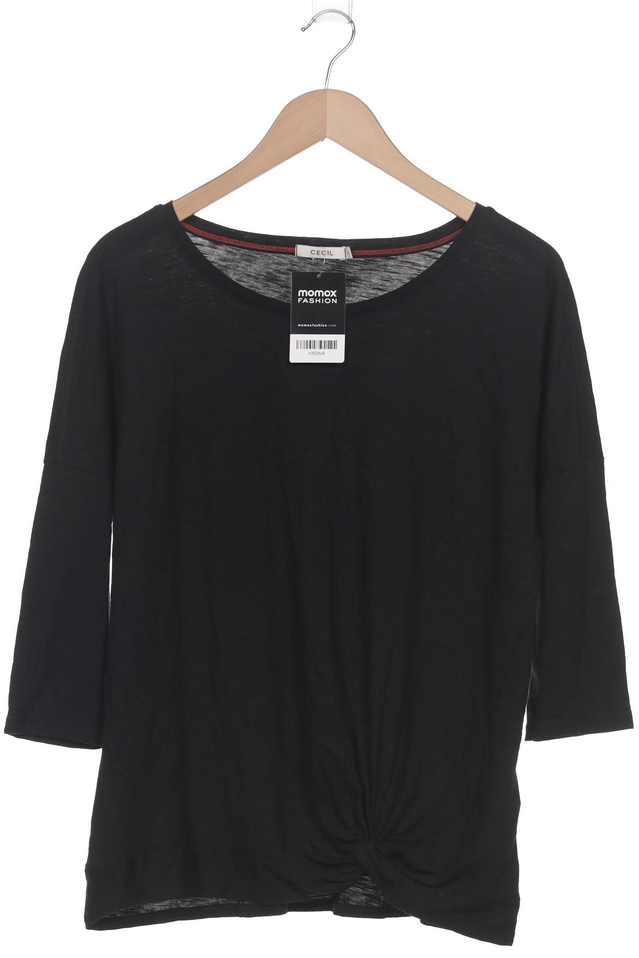 

Cecil Damen Langarmshirt, schwarz, Gr. 38