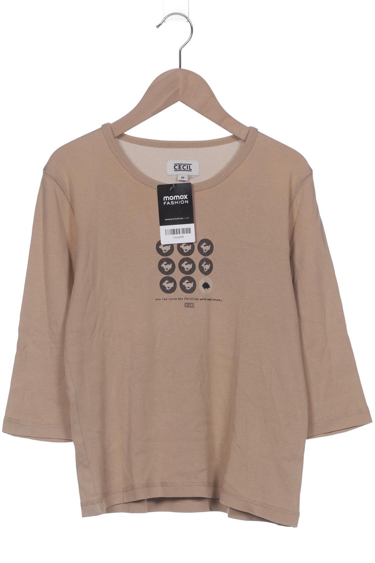 

Cecil Damen Langarmshirt, beige, Gr. 38