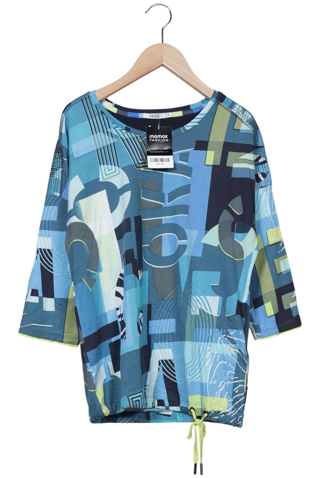 

Cecil Damen Langarmshirt, blau, Gr. 36