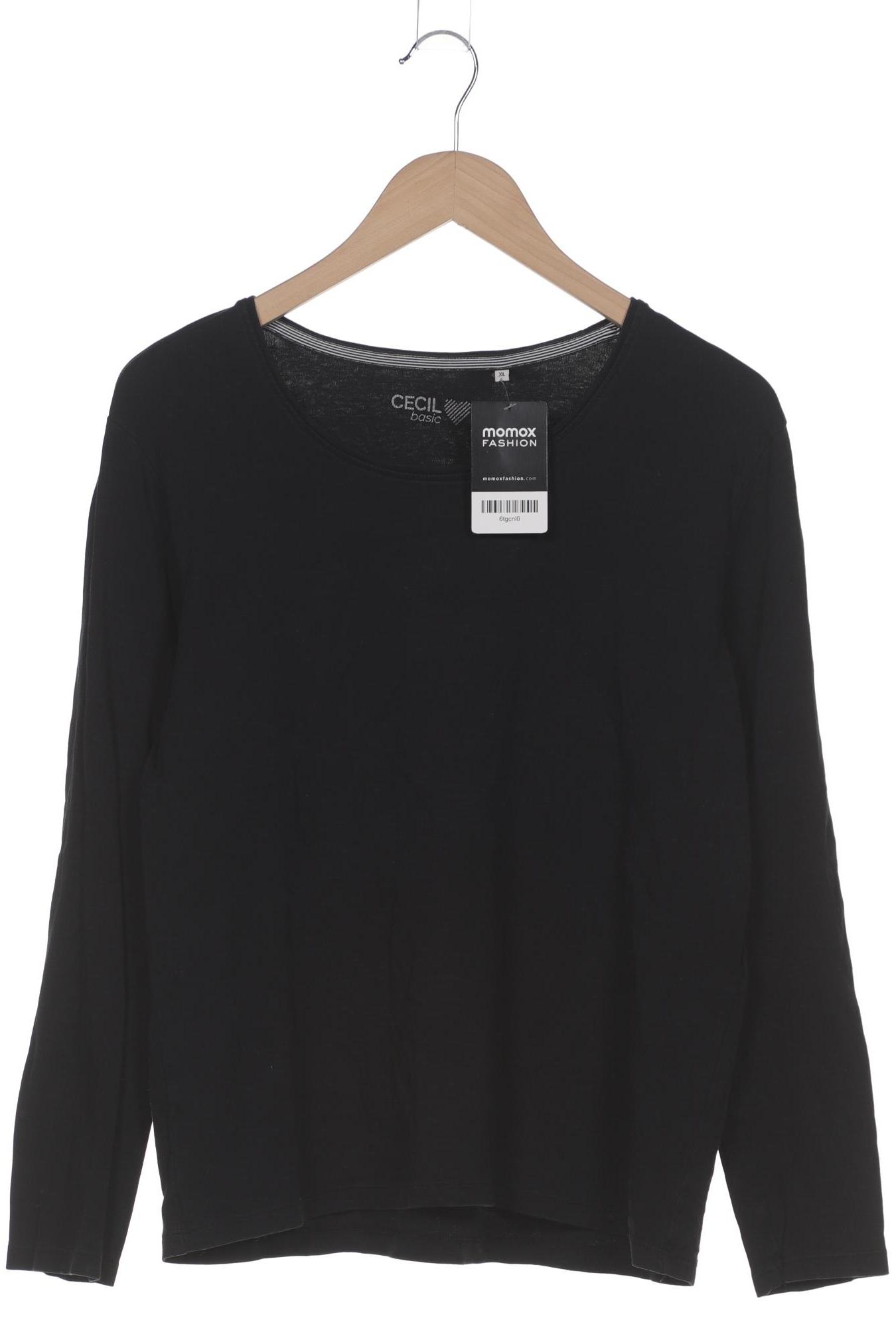 

Cecil Damen Langarmshirt, schwarz, Gr. 44