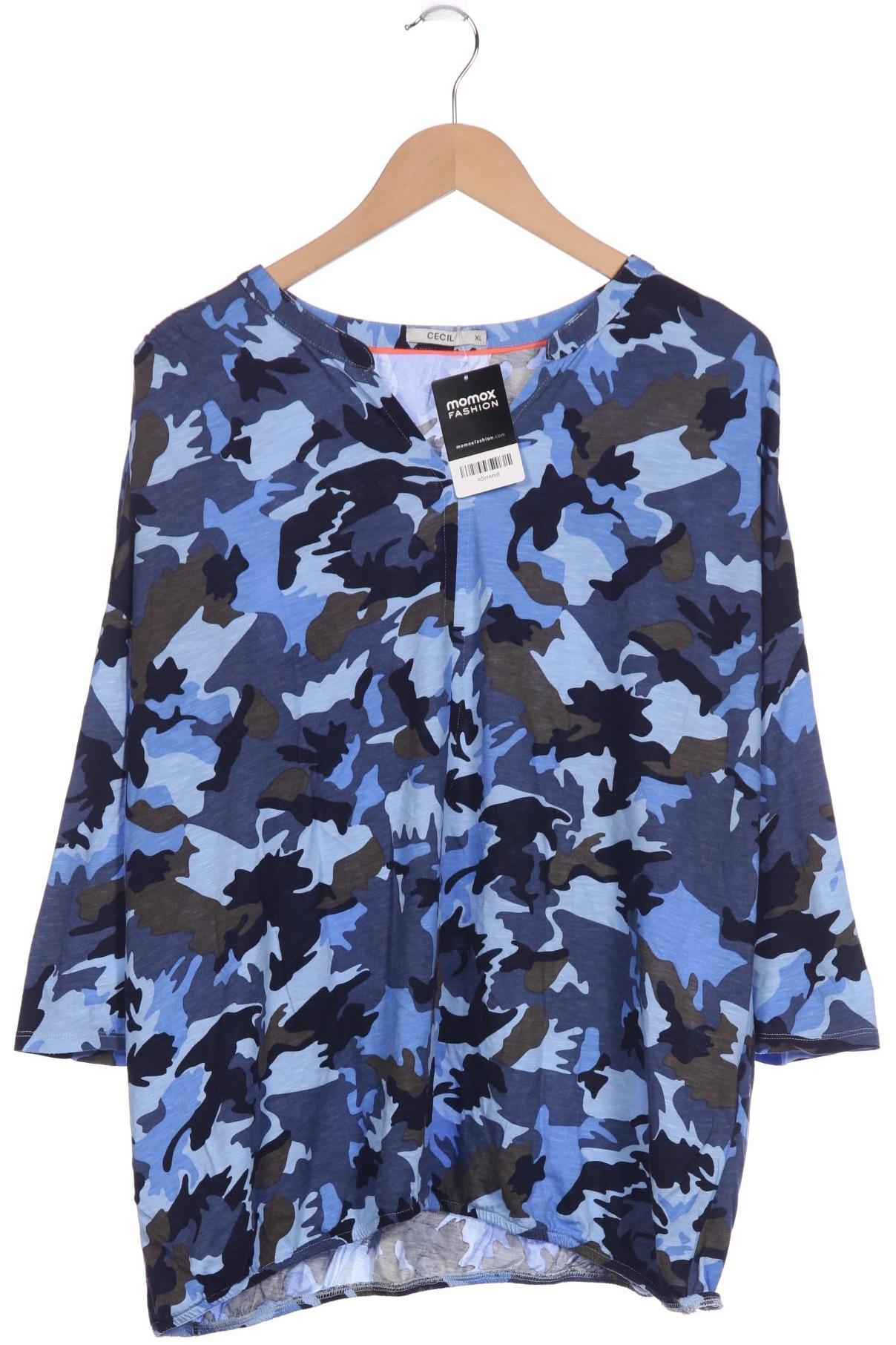 

Cecil Damen Langarmshirt, blau, Gr. 44