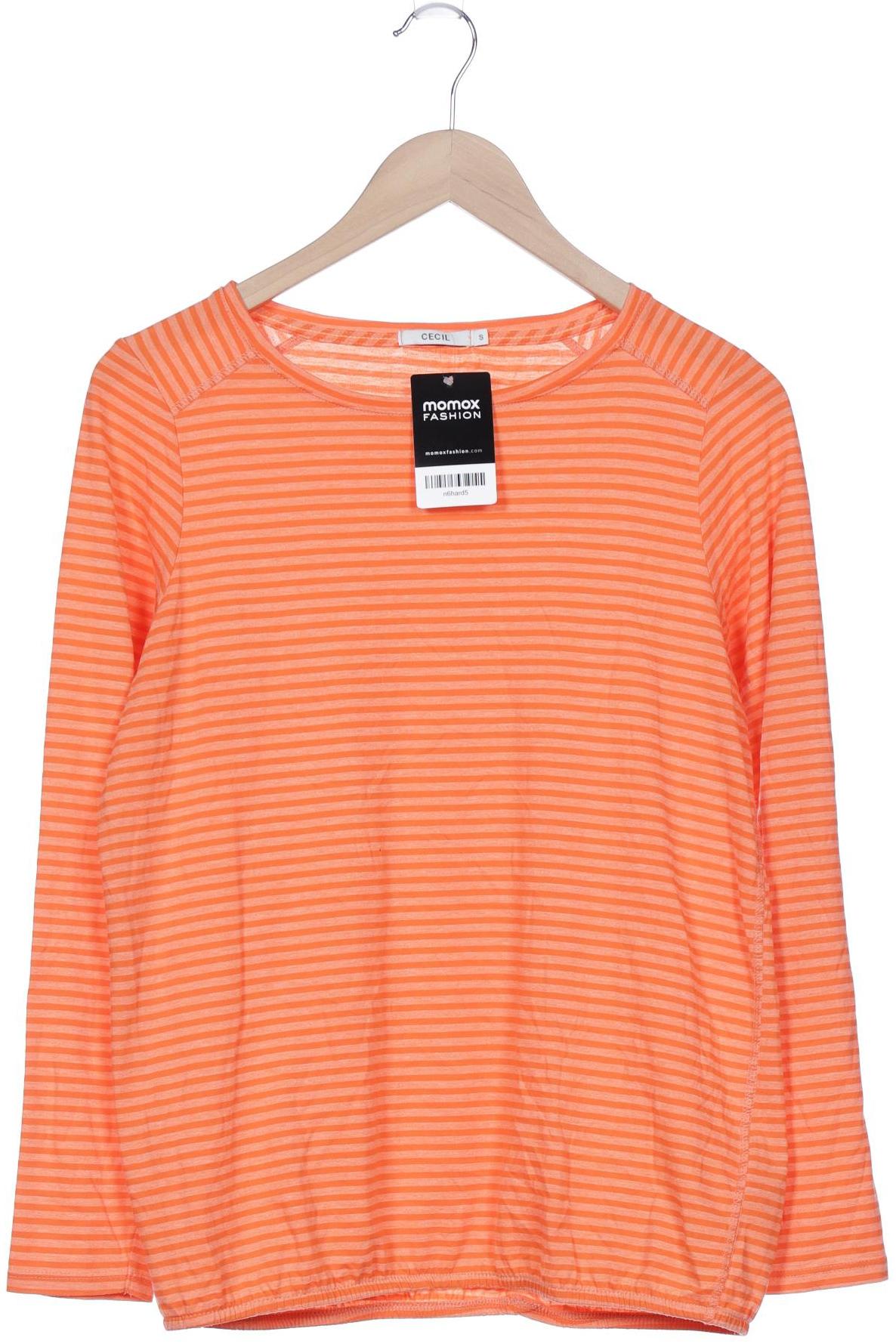 

Cecil Damen Langarmshirt, orange, Gr. 36