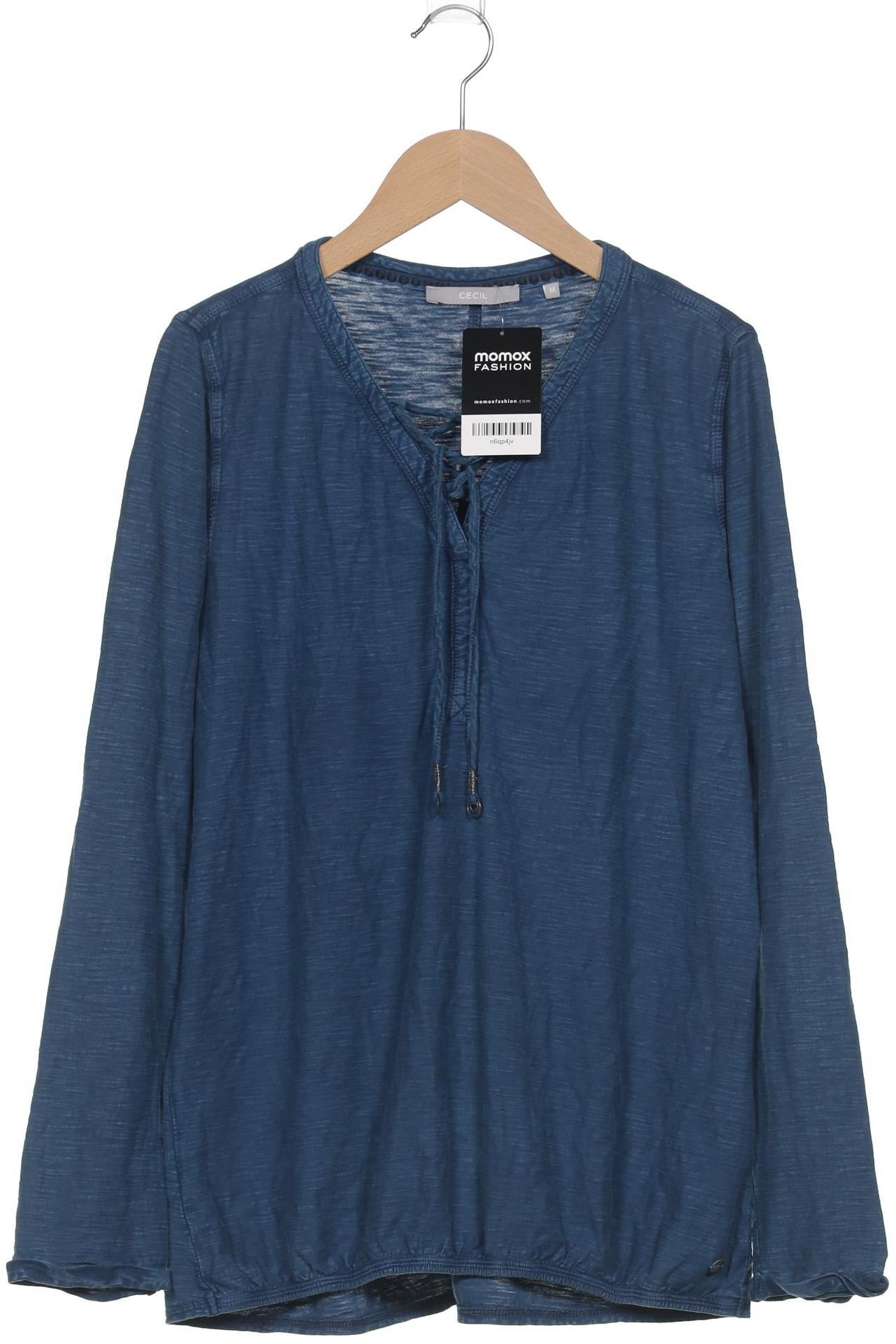 

Cecil Damen Langarmshirt, blau, Gr. 38