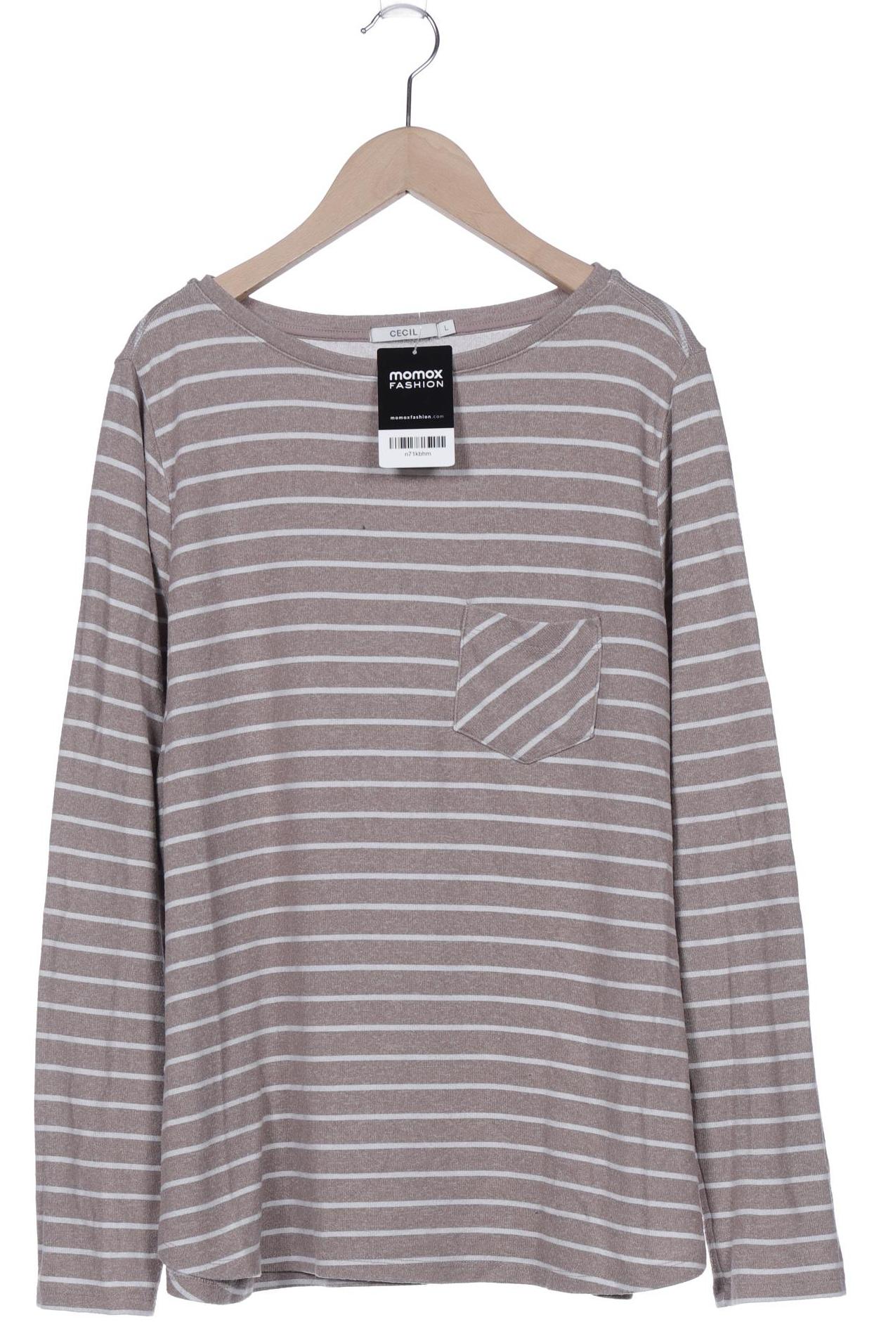 

Cecil Damen Langarmshirt, braun, Gr. 42