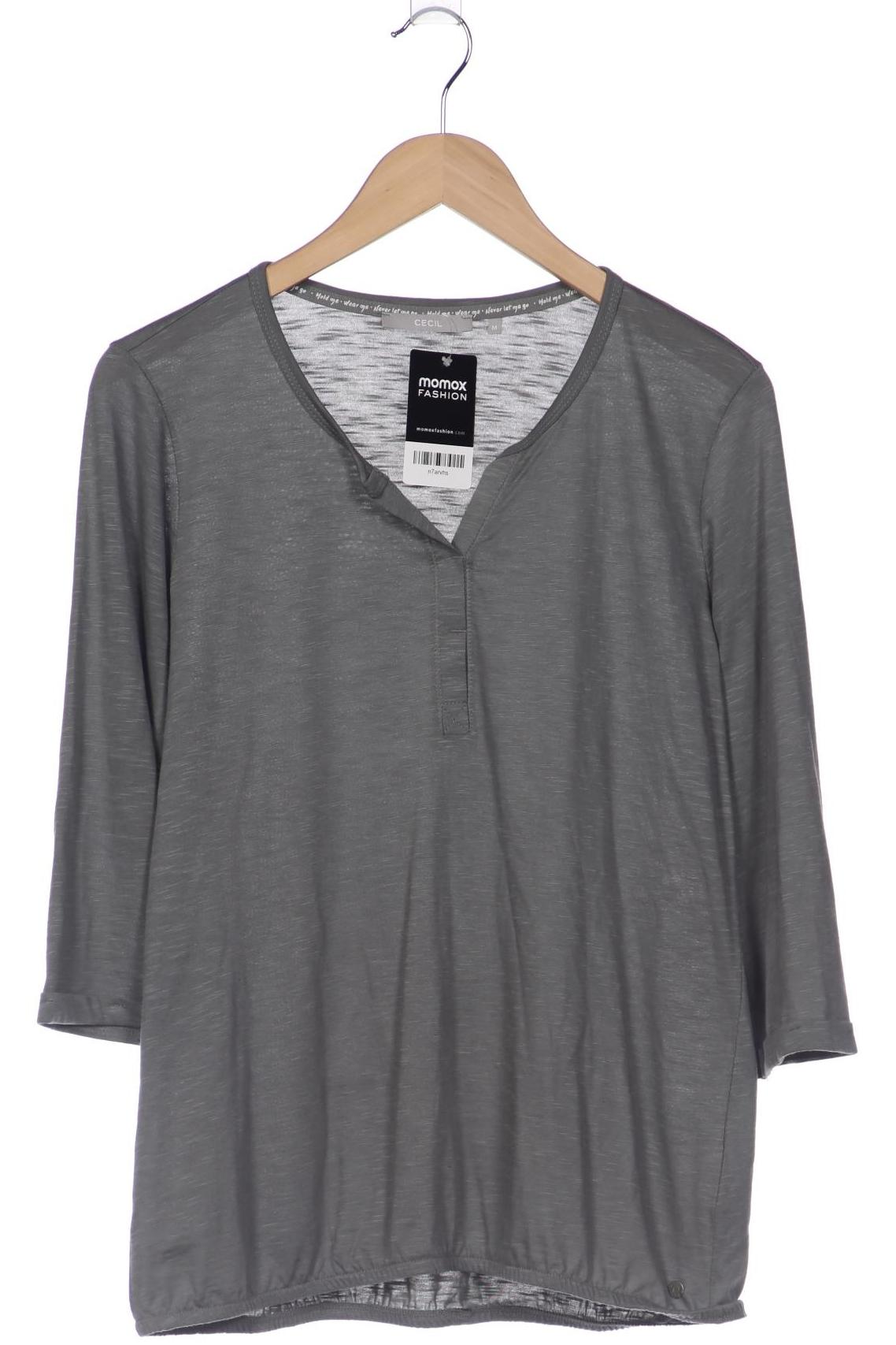 

Cecil Damen Langarmshirt, grau, Gr. 38