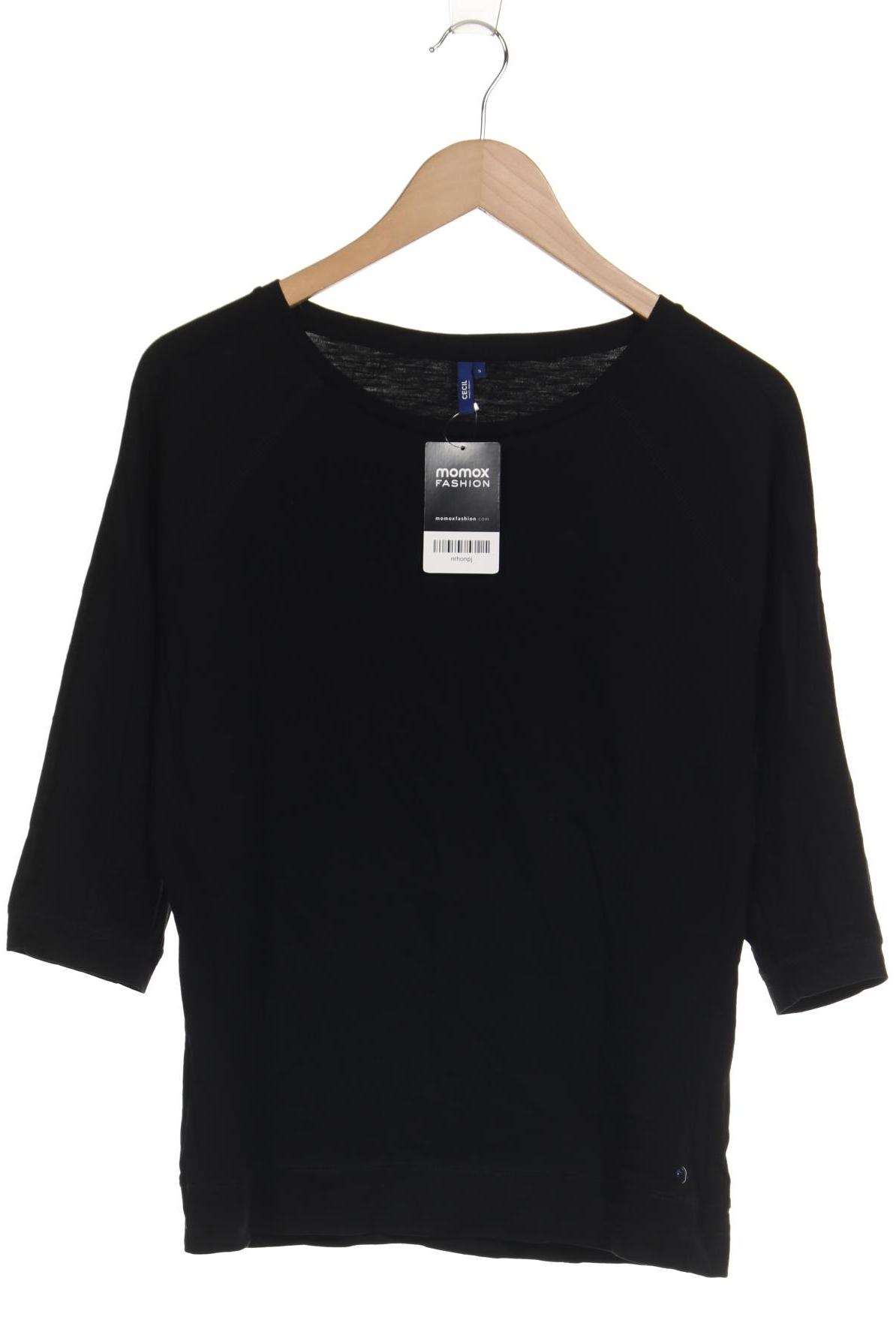 

Cecil Damen Langarmshirt, schwarz, Gr. 36
