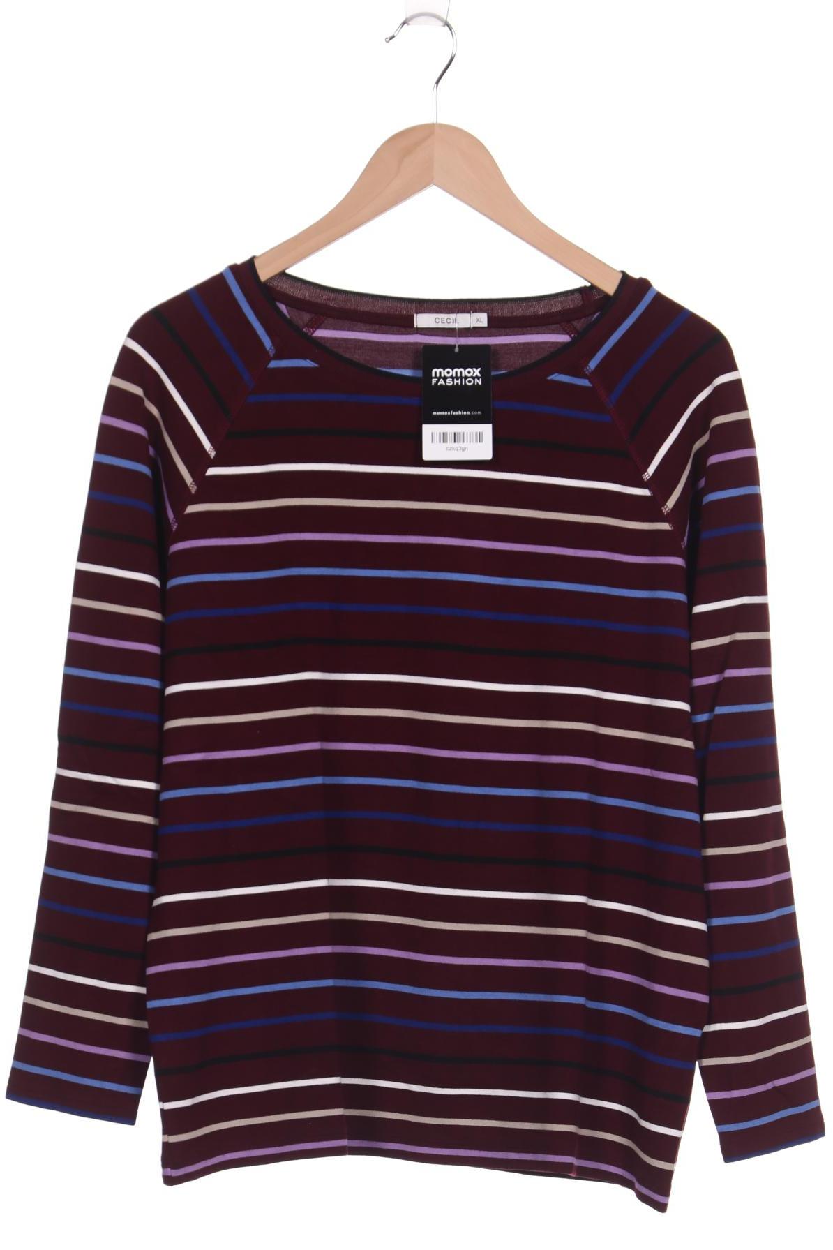 

Cecil Damen Langarmshirt, bordeaux, Gr. 44