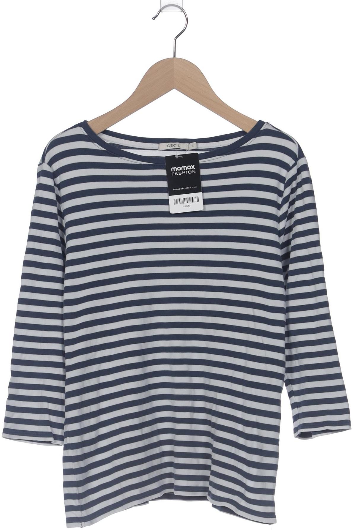 

Cecil Damen Langarmshirt, blau, Gr. 36