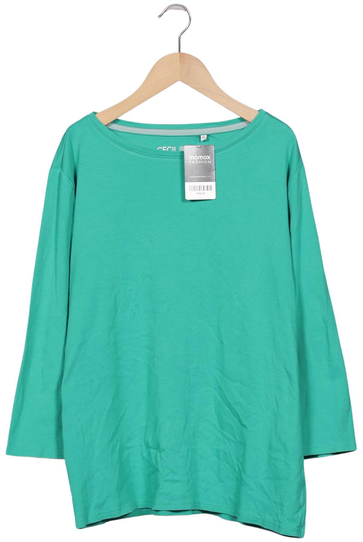 

Cecil Damen Langarmshirt, grün, Gr. 44