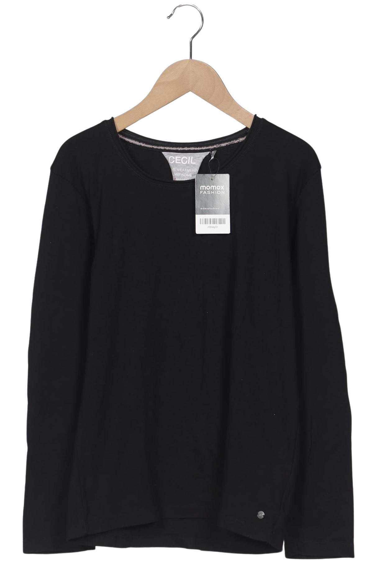 

Cecil Damen Langarmshirt, schwarz, Gr. 42