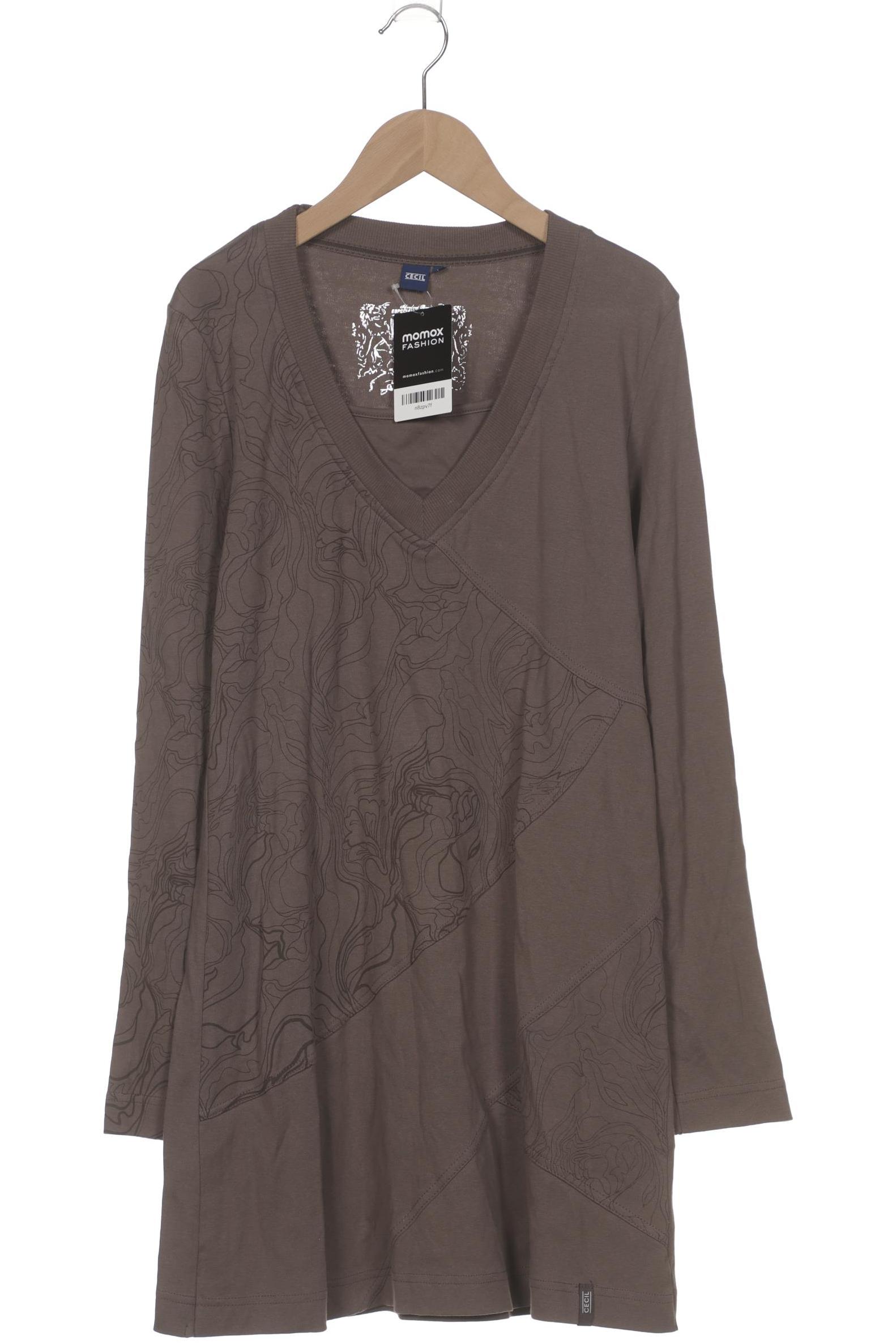 

Cecil Damen Langarmshirt, braun, Gr. 38