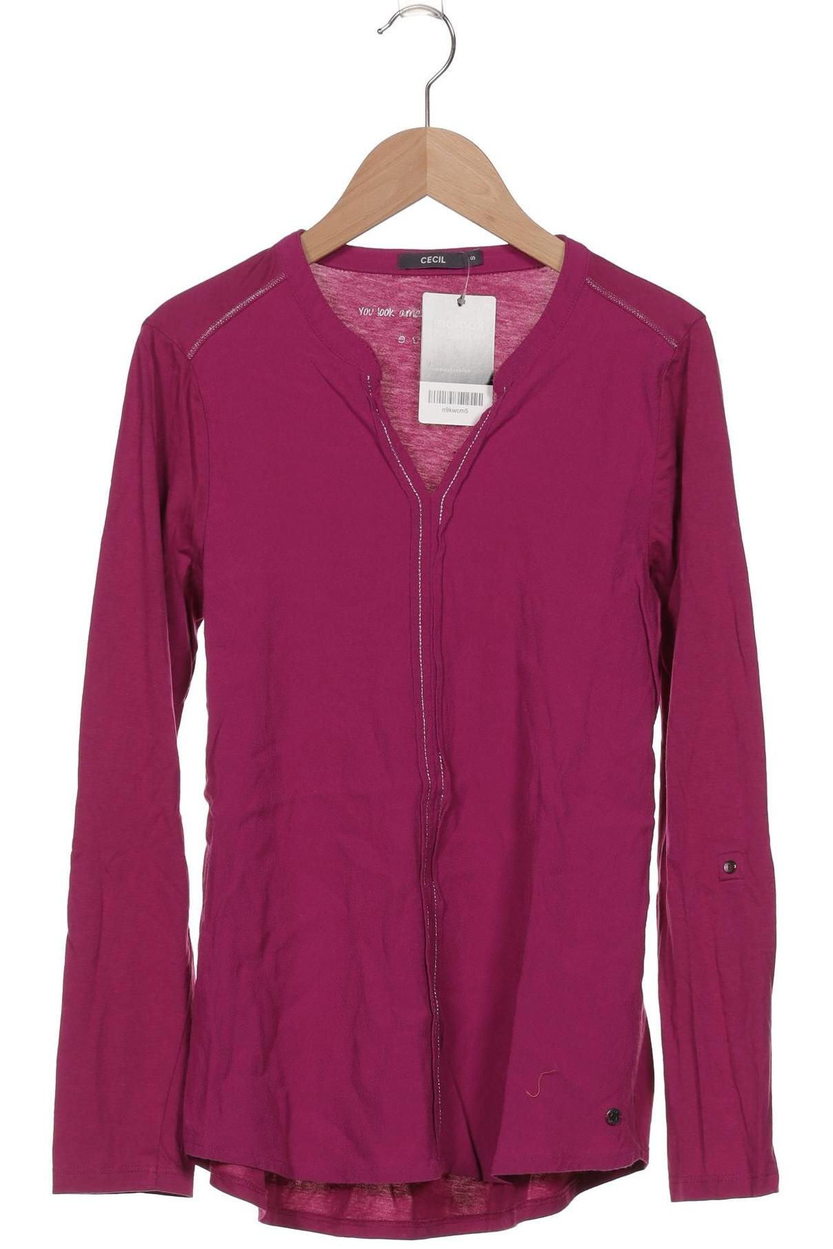 

Cecil Damen Langarmshirt, pink, Gr. 36