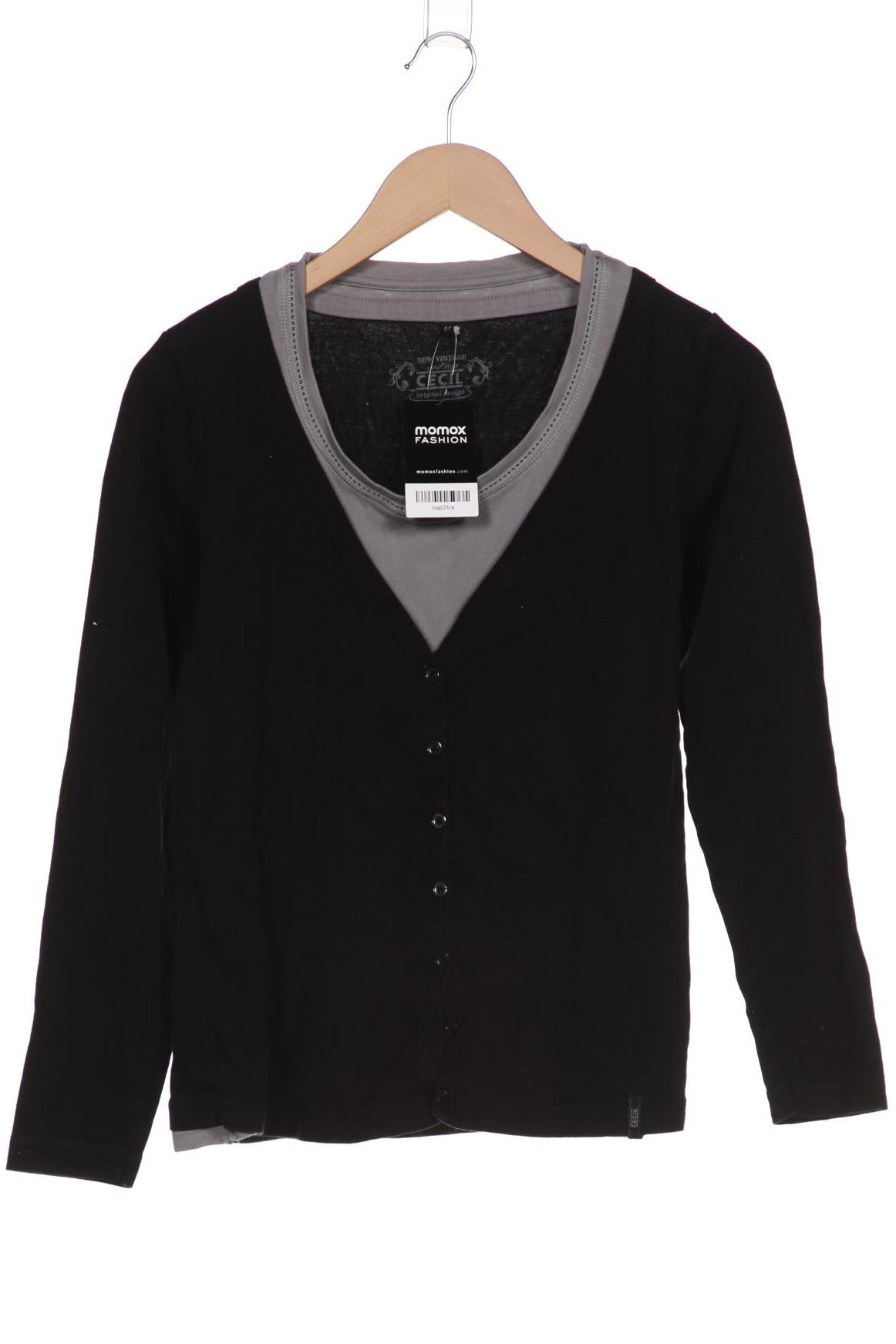 

CECIL Damen Langarmshirt, schwarz