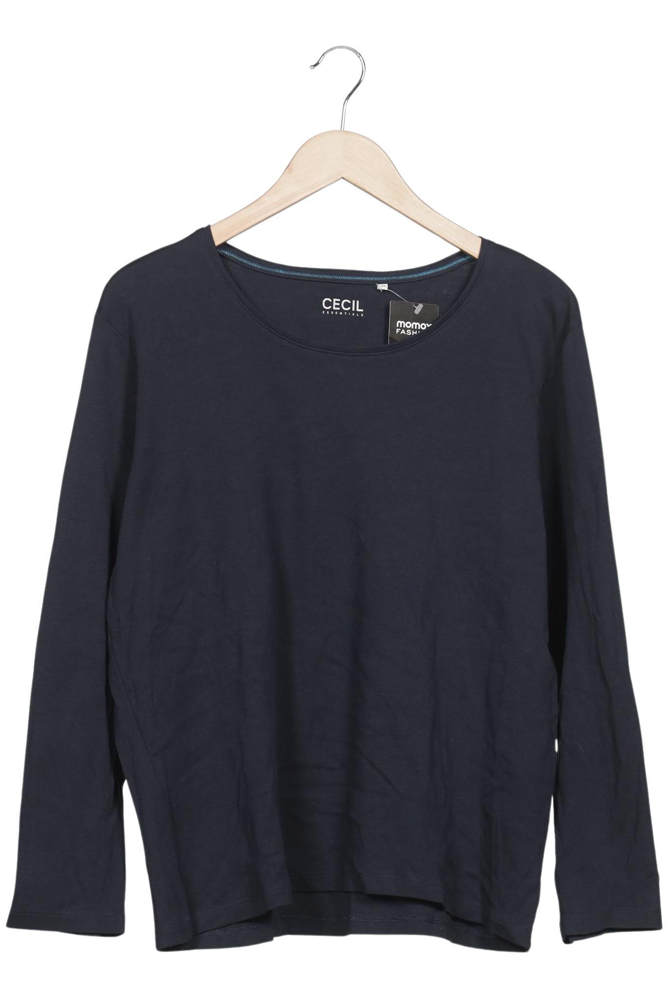 

Cecil Damen Langarmshirt, marineblau, Gr. 46