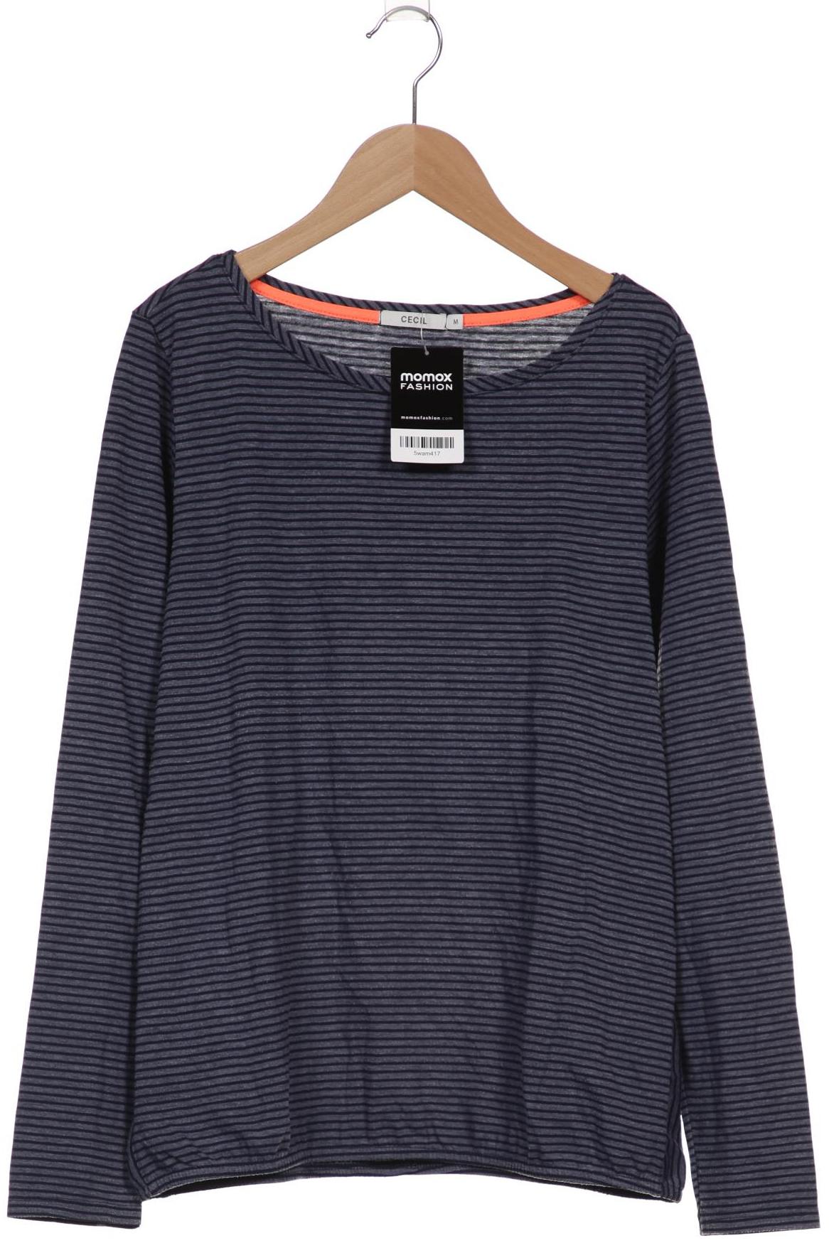 

Cecil Damen Langarmshirt, marineblau, Gr. 38