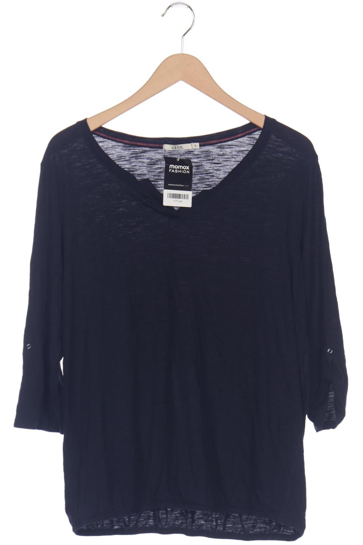 

Cecil Damen Langarmshirt, marineblau, Gr. 44