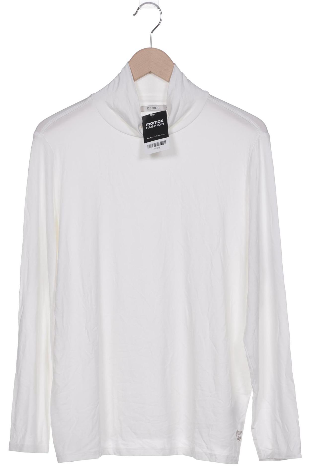 

Cecil Damen Langarmshirt, weiß, Gr. 42