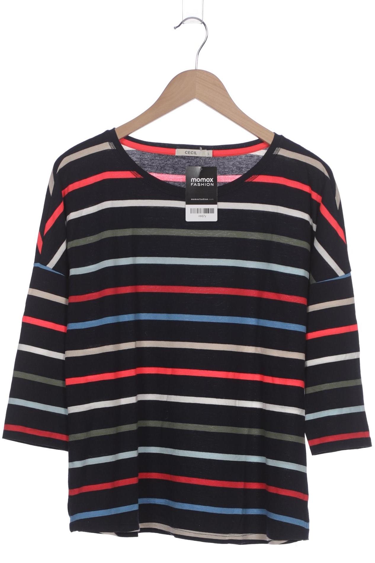 

Cecil Damen Langarmshirt, marineblau, Gr. 42