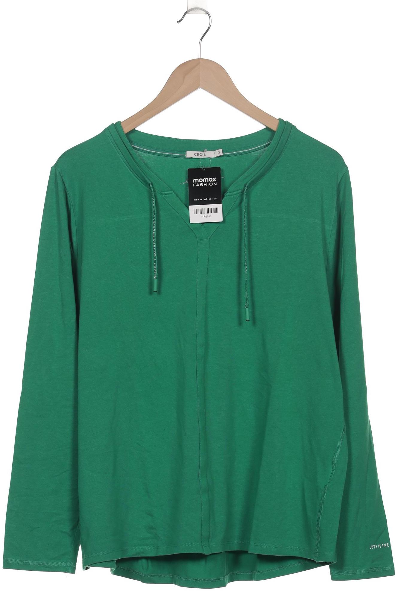 

Cecil Damen Langarmshirt, grün, Gr. 46