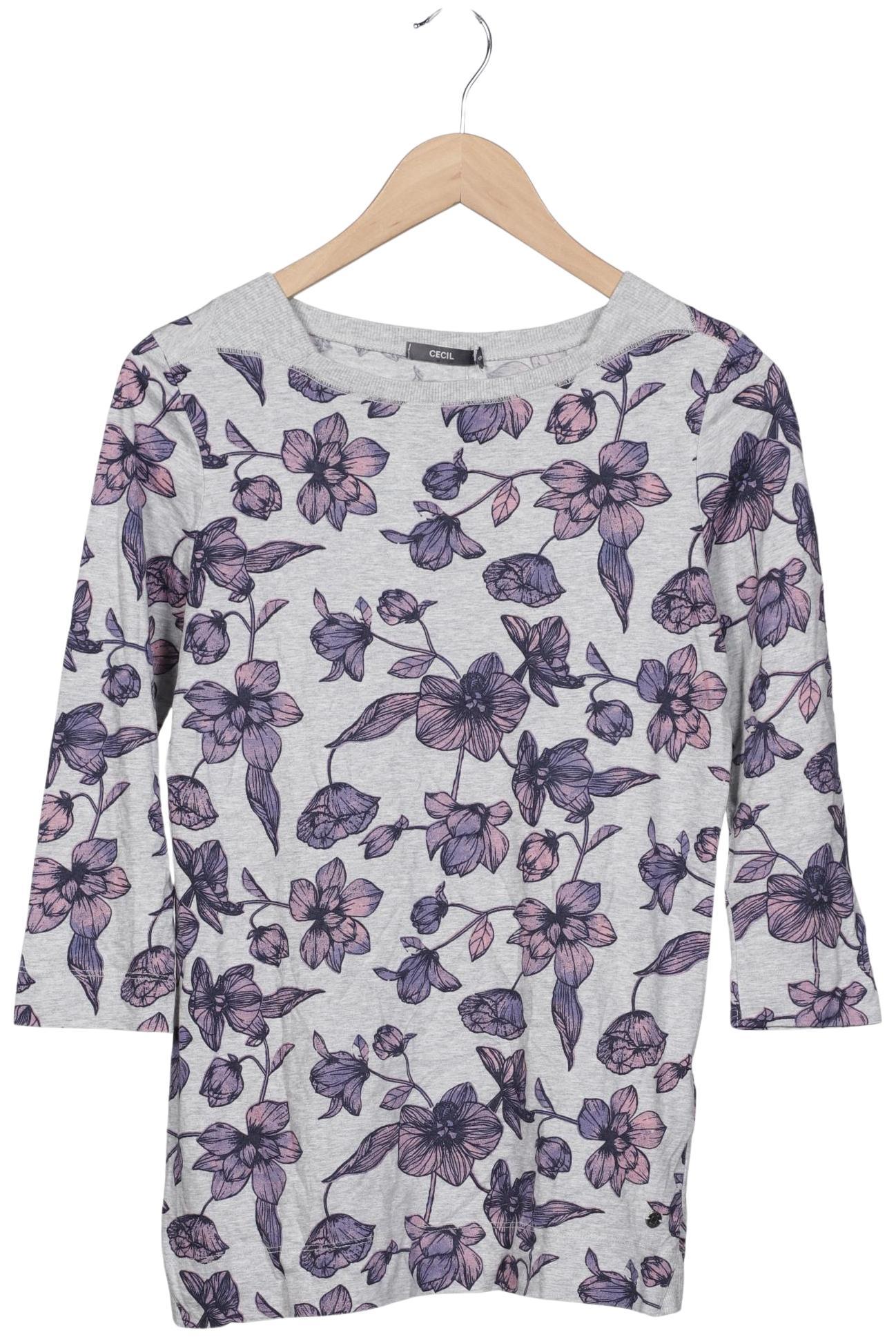 

Cecil Damen Langarmshirt, grau, Gr. 36