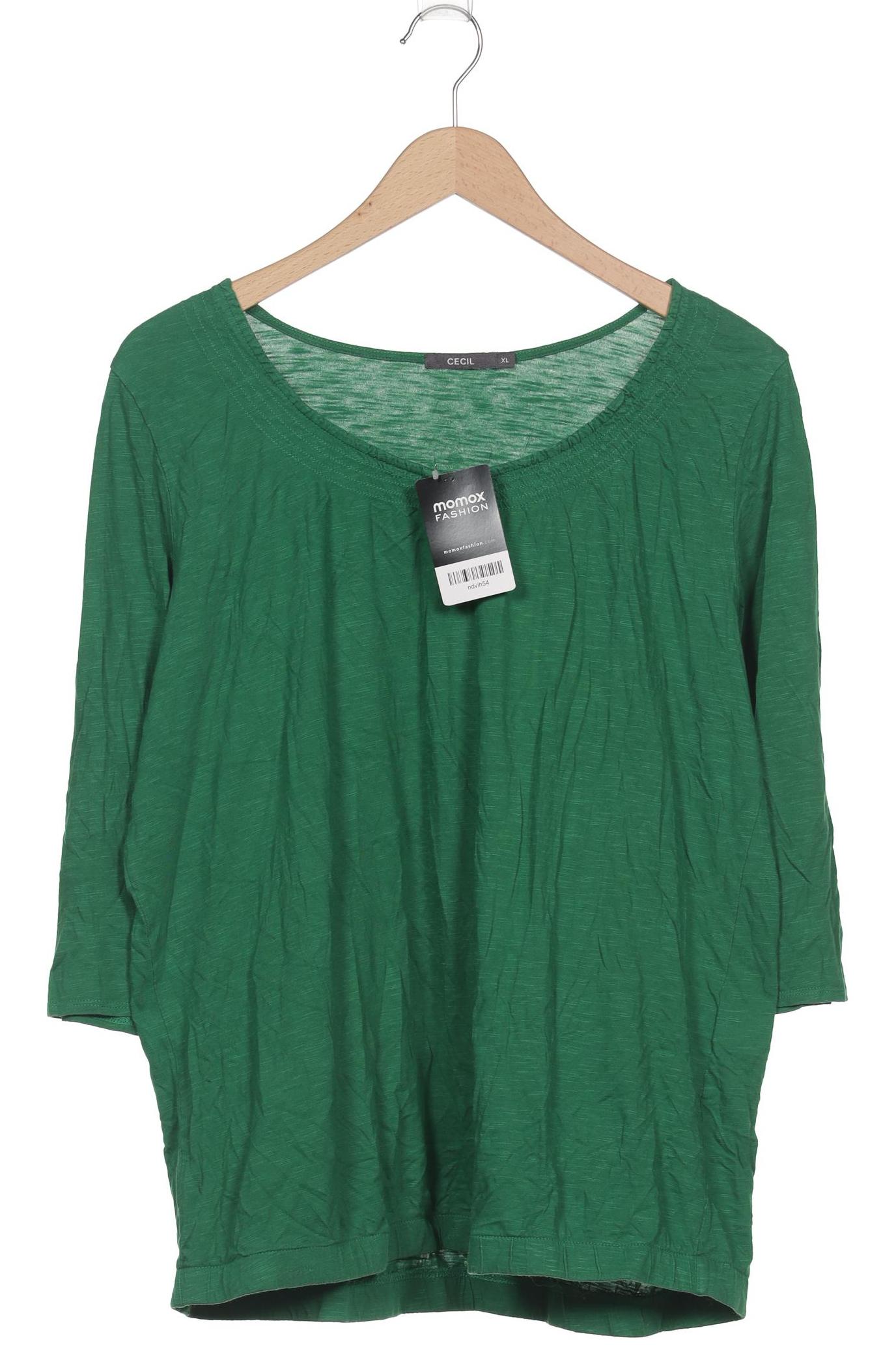 

Cecil Damen Langarmshirt, grün, Gr. 44