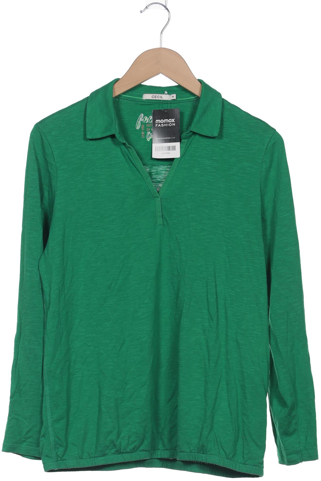 

Cecil Damen Langarmshirt, grün, Gr. 38