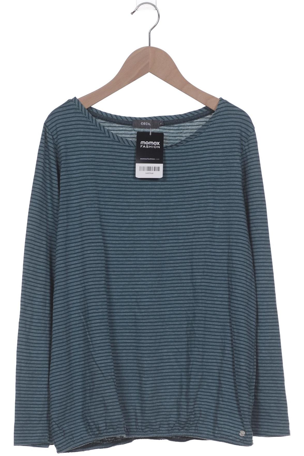 

Cecil Damen Langarmshirt, türkis, Gr. 42