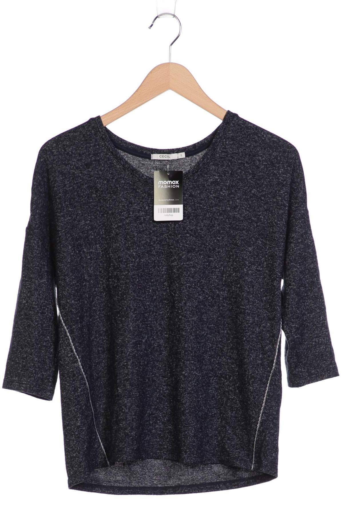 

Cecil Damen Langarmshirt, marineblau, Gr. 36