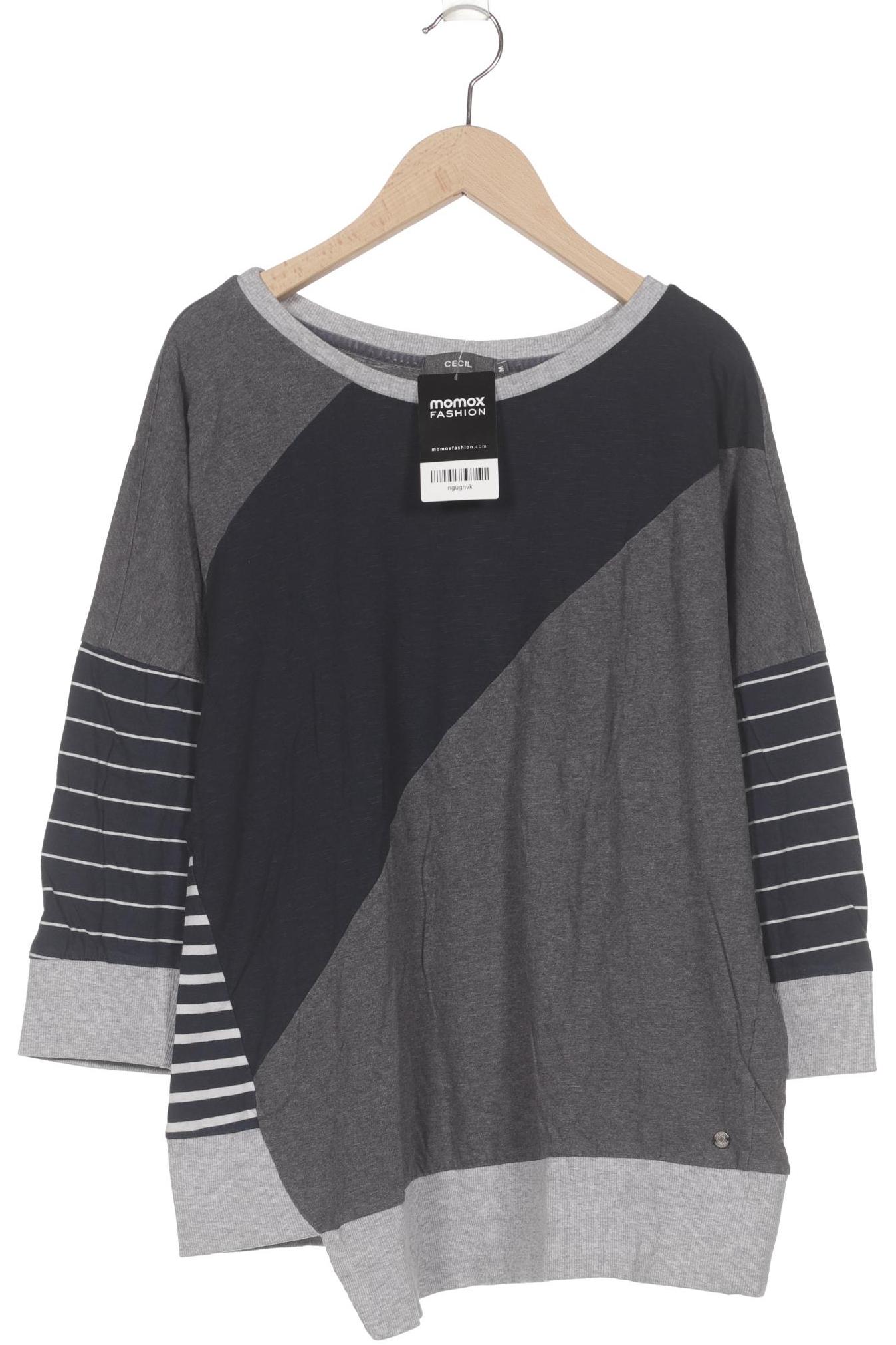 

Cecil Damen Langarmshirt, grau, Gr. 38