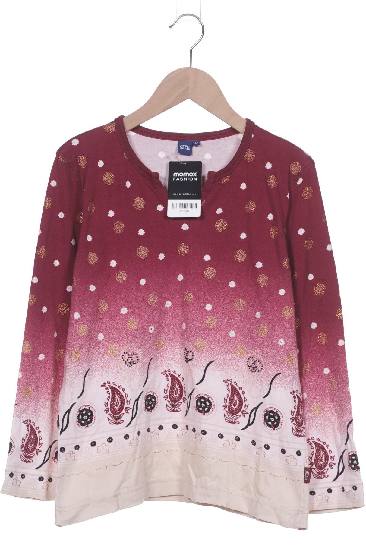 

Cecil Damen Langarmshirt, bordeaux, Gr. 38