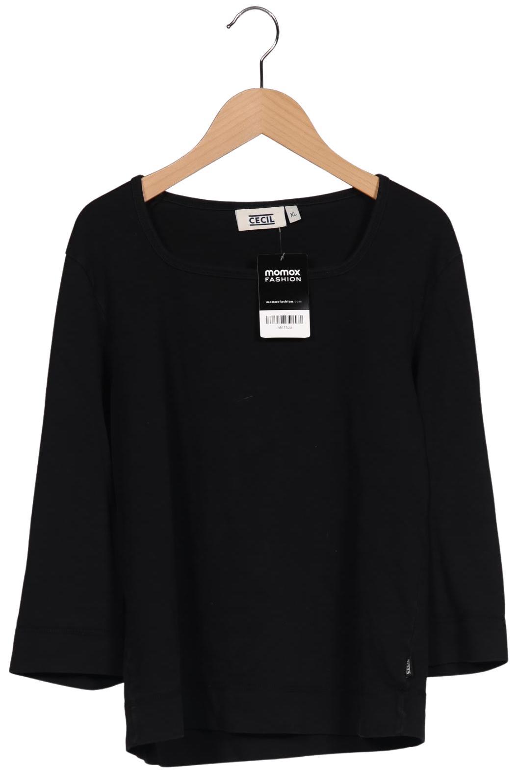 

Cecil Damen Langarmshirt, schwarz, Gr. 44