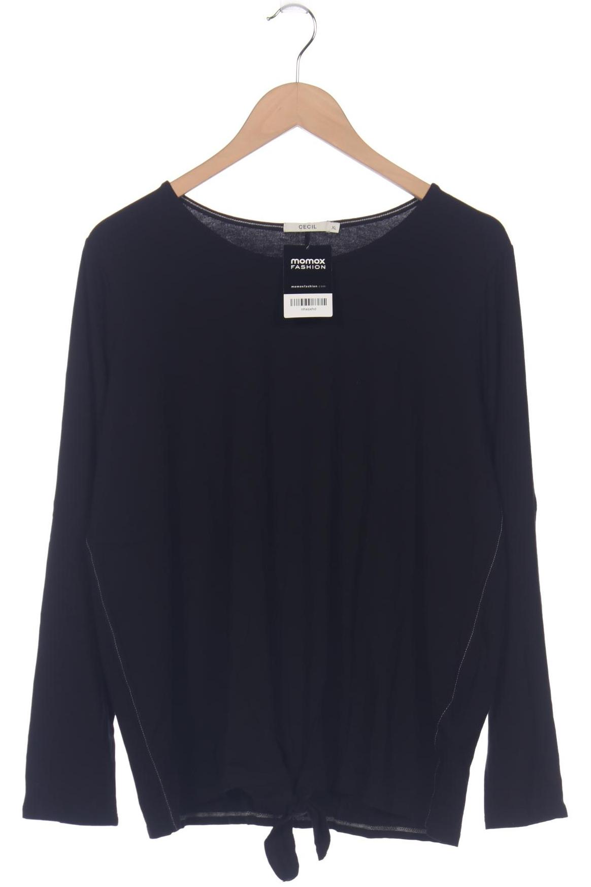 

Cecil Damen Langarmshirt, schwarz, Gr. 44