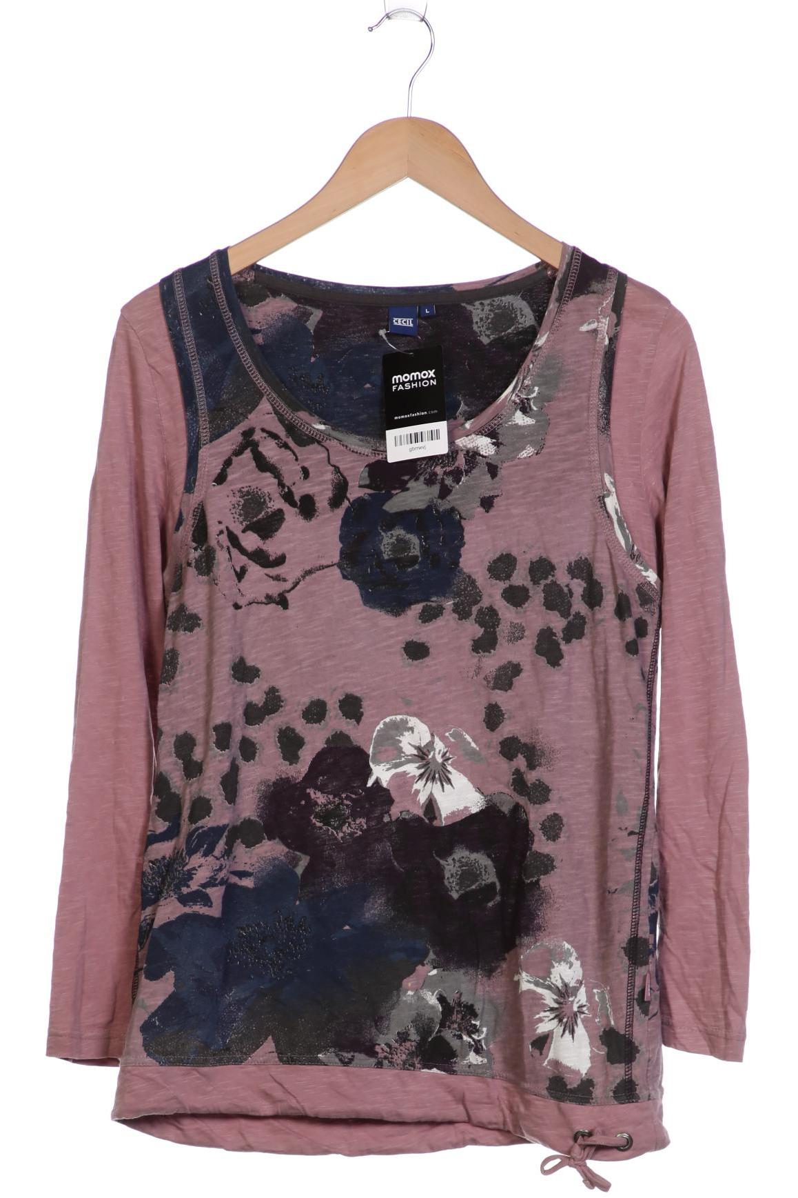 

CECIL Damen Langarmshirt, pink
