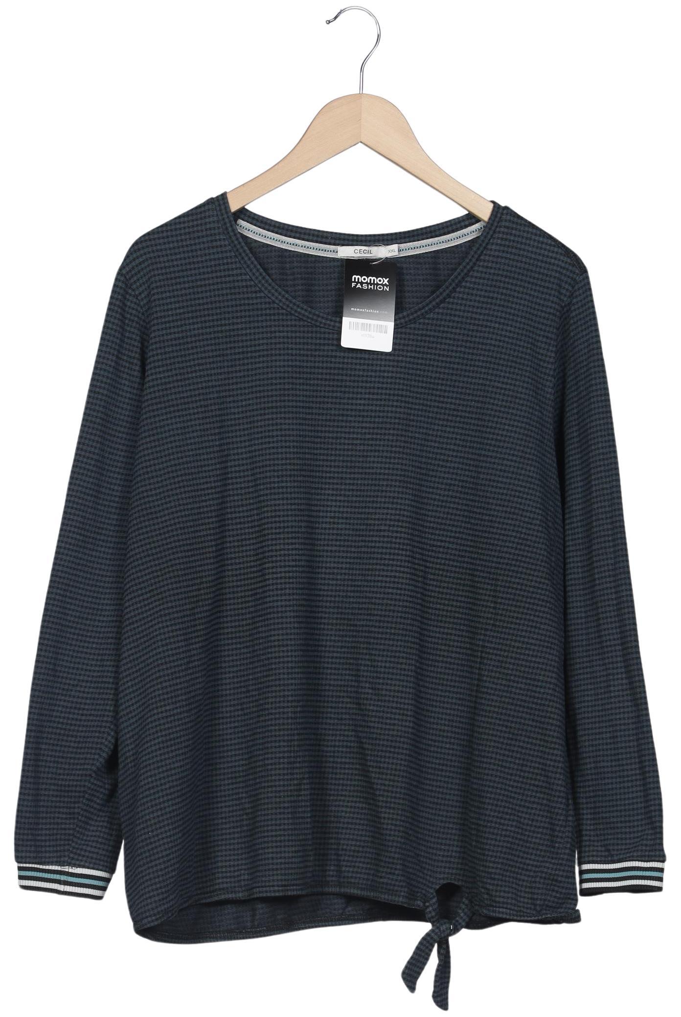 

Cecil Damen Langarmshirt, marineblau, Gr. 46