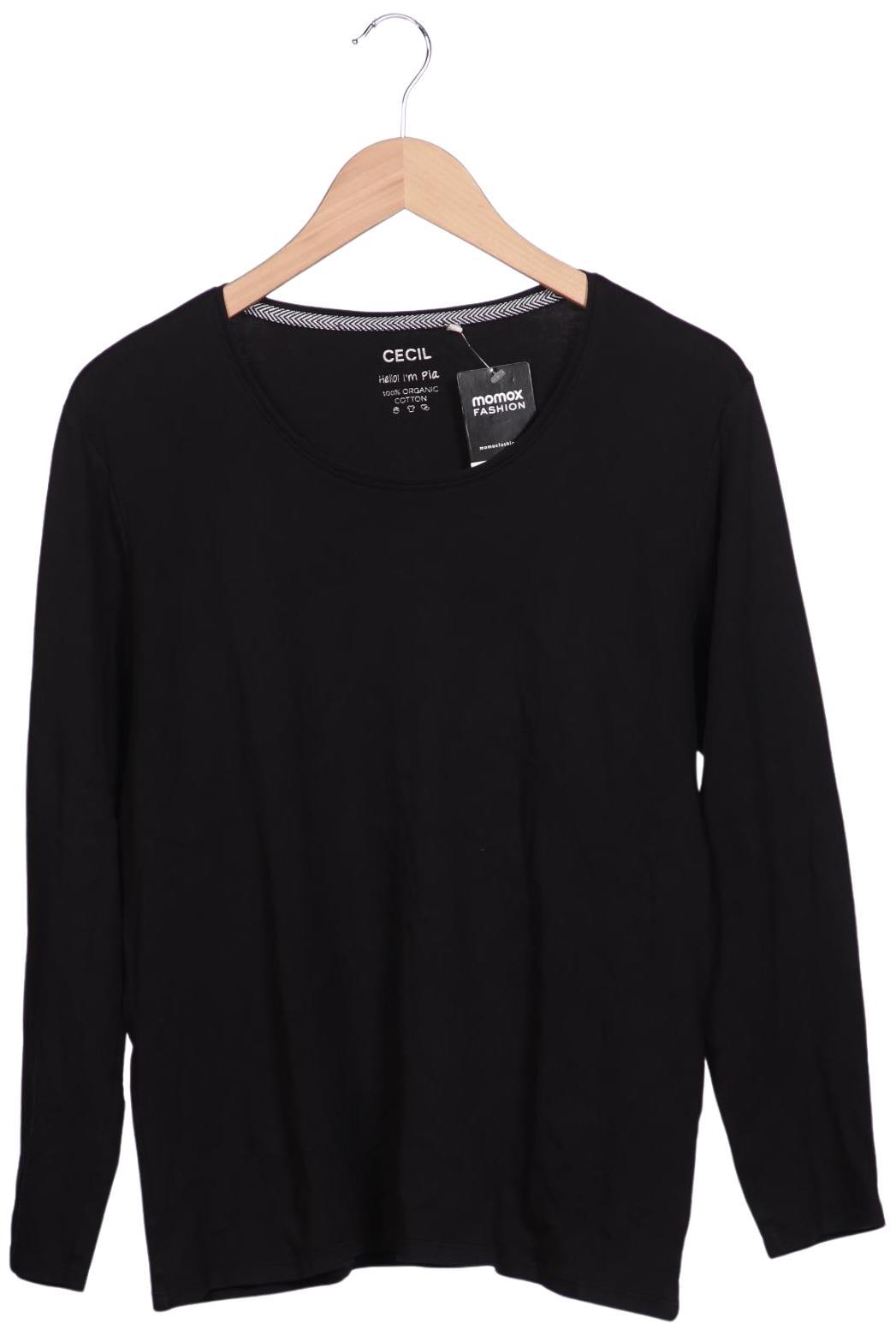 

Cecil Damen Langarmshirt, schwarz, Gr. 46