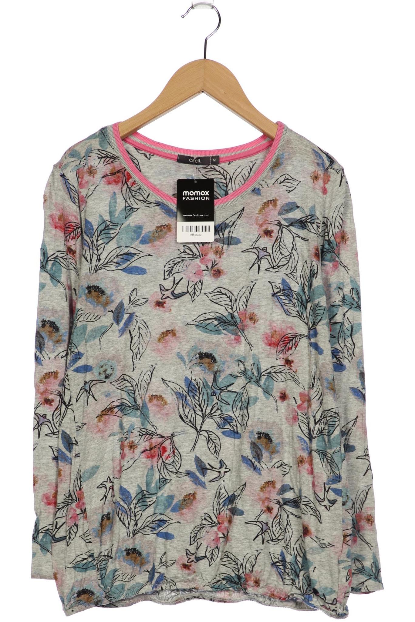

Cecil Damen Langarmshirt, grau, Gr. 38