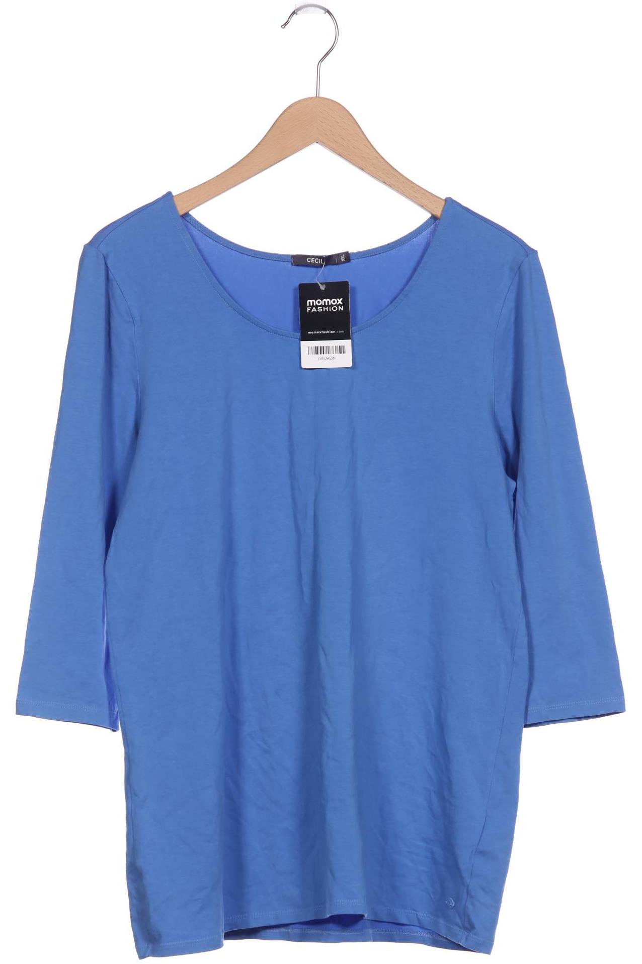 

Cecil Damen Langarmshirt, blau, Gr. 46