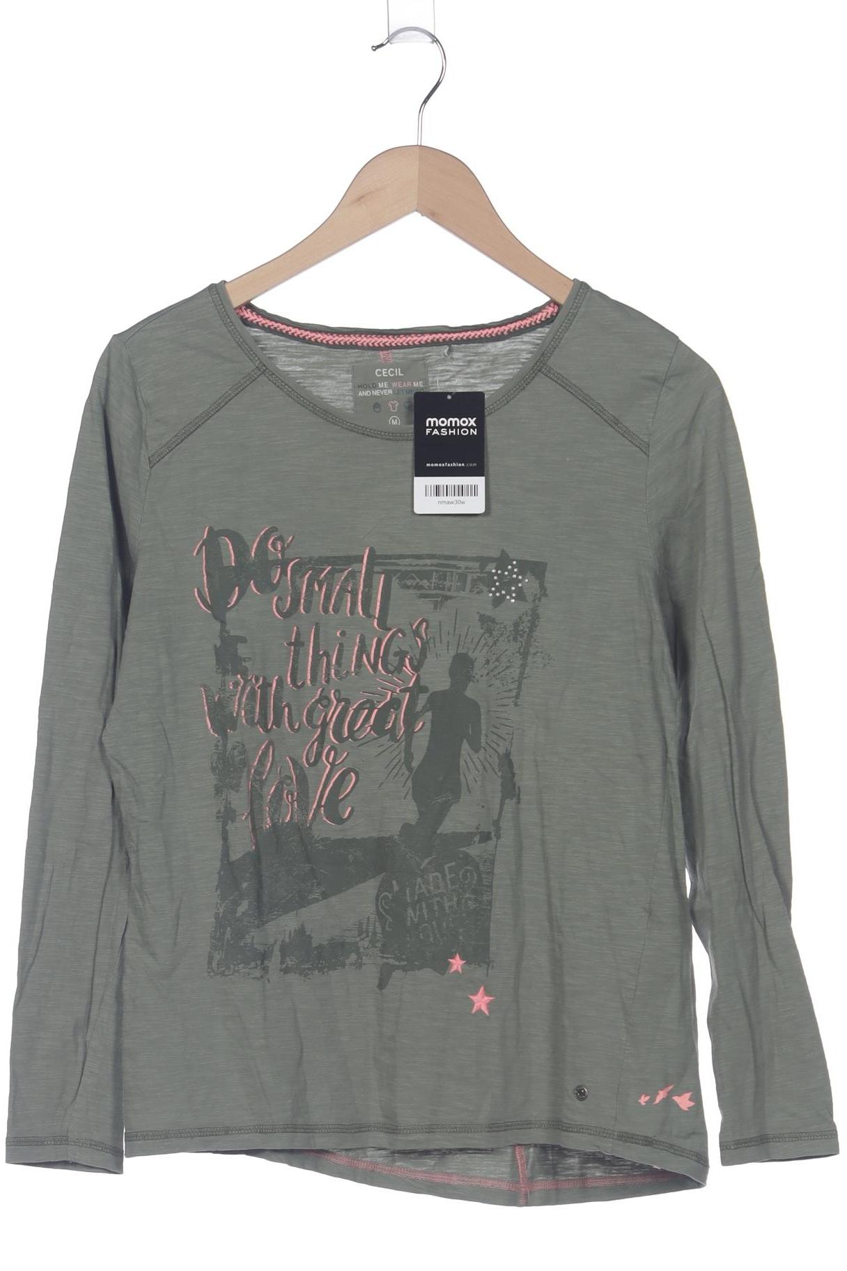 

Cecil Damen Langarmshirt, grün, Gr. 38