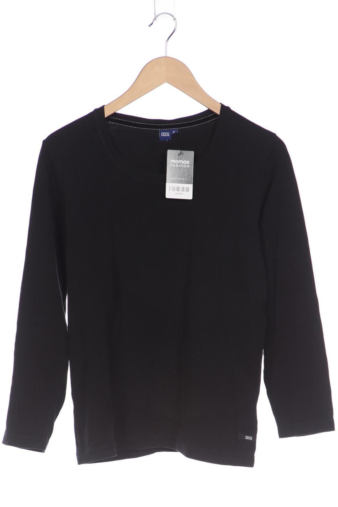

CECIL Damen Langarmshirt, schwarz