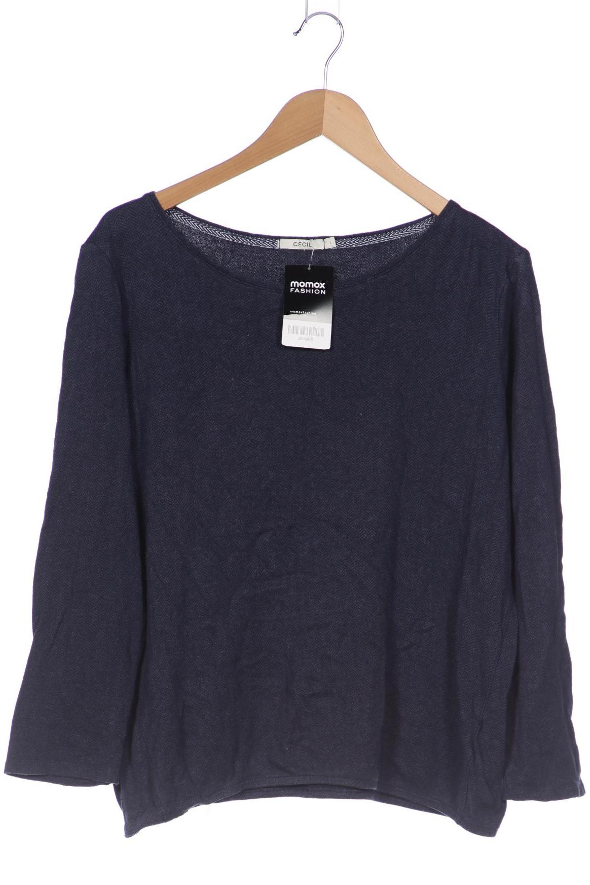 

Cecil Damen Langarmshirt, marineblau, Gr. 42