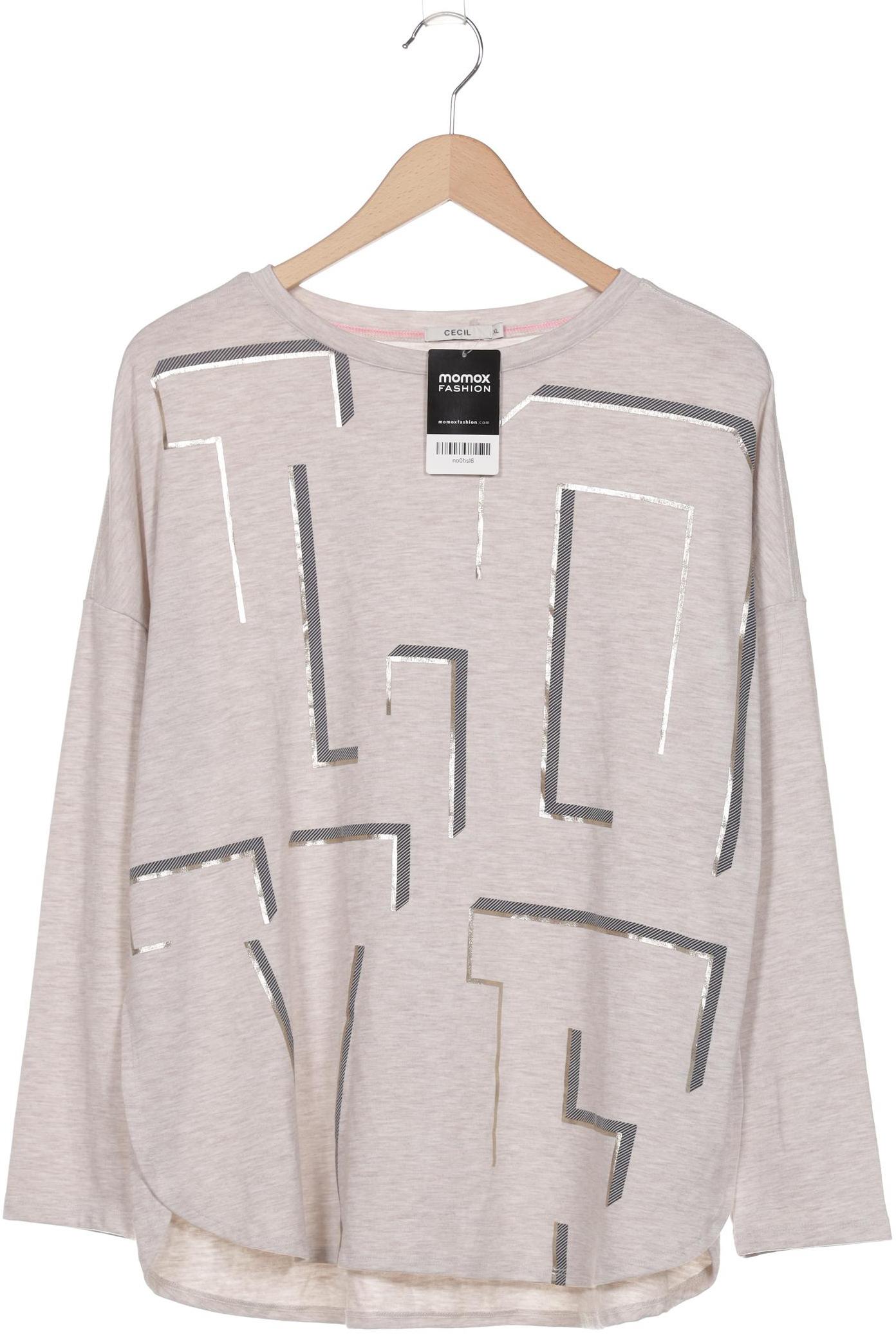 

Cecil Damen Langarmshirt, beige, Gr. 44