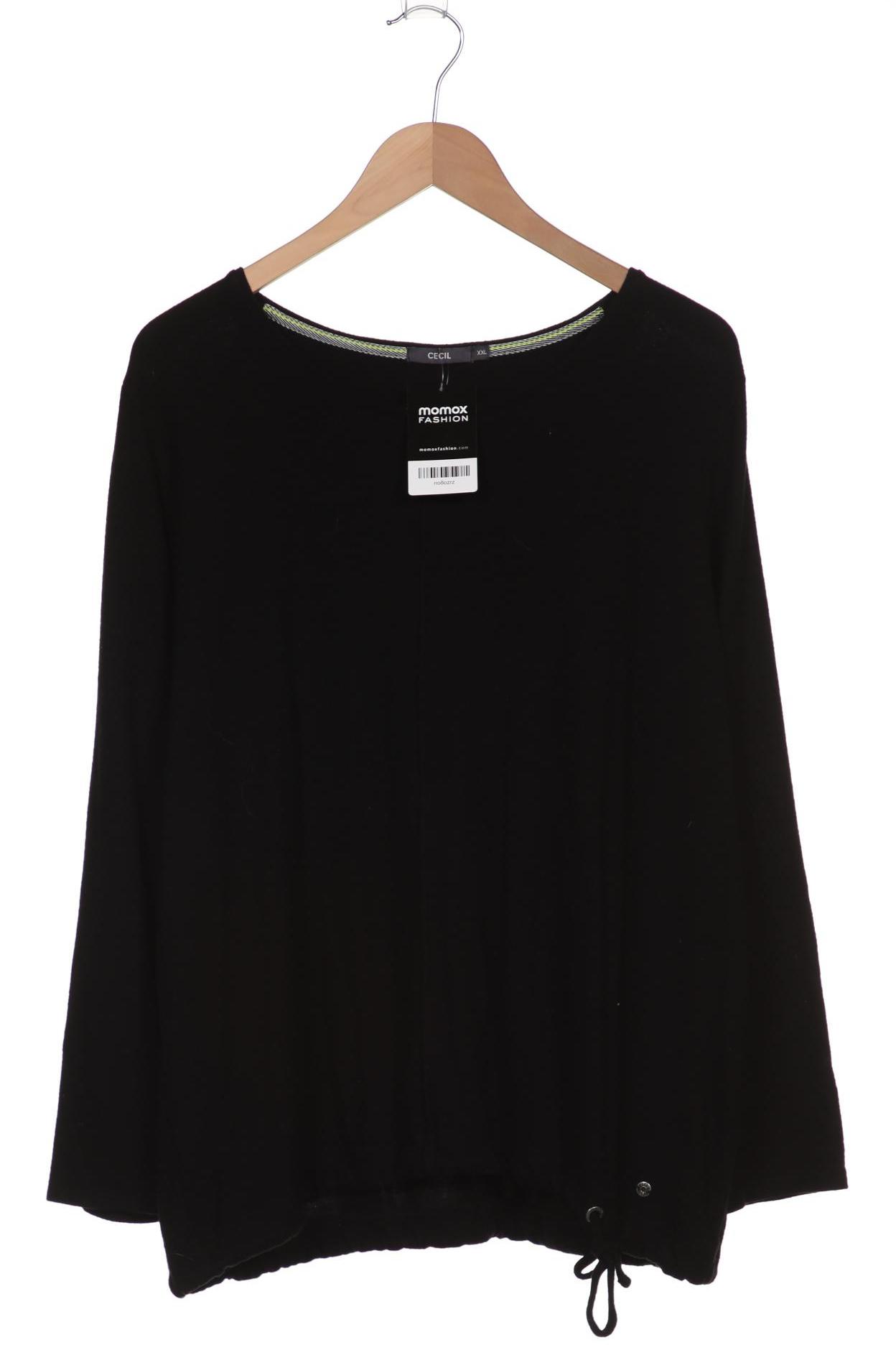 

CECIL Damen Langarmshirt, schwarz