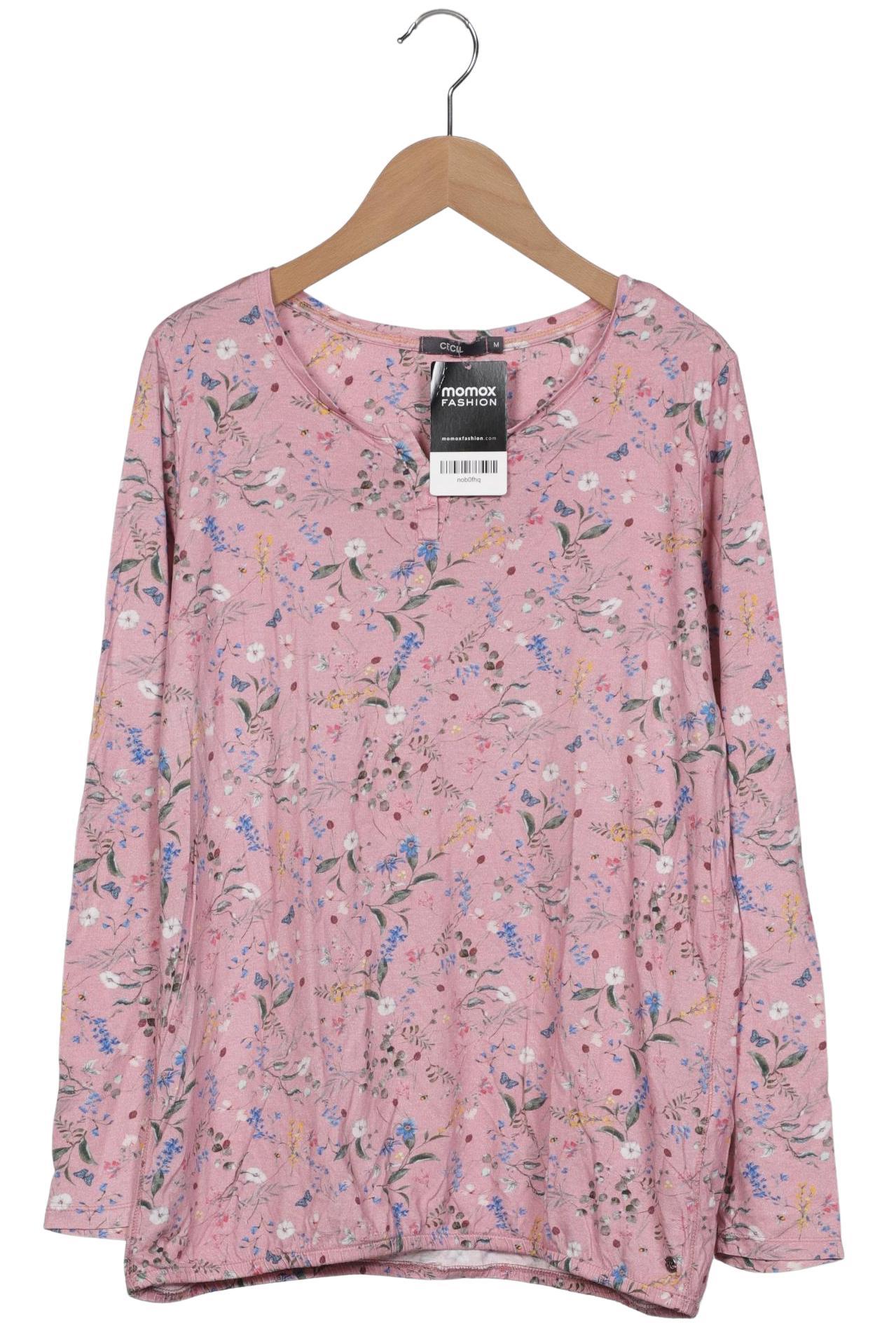 

Cecil Damen Langarmshirt, pink, Gr. 38