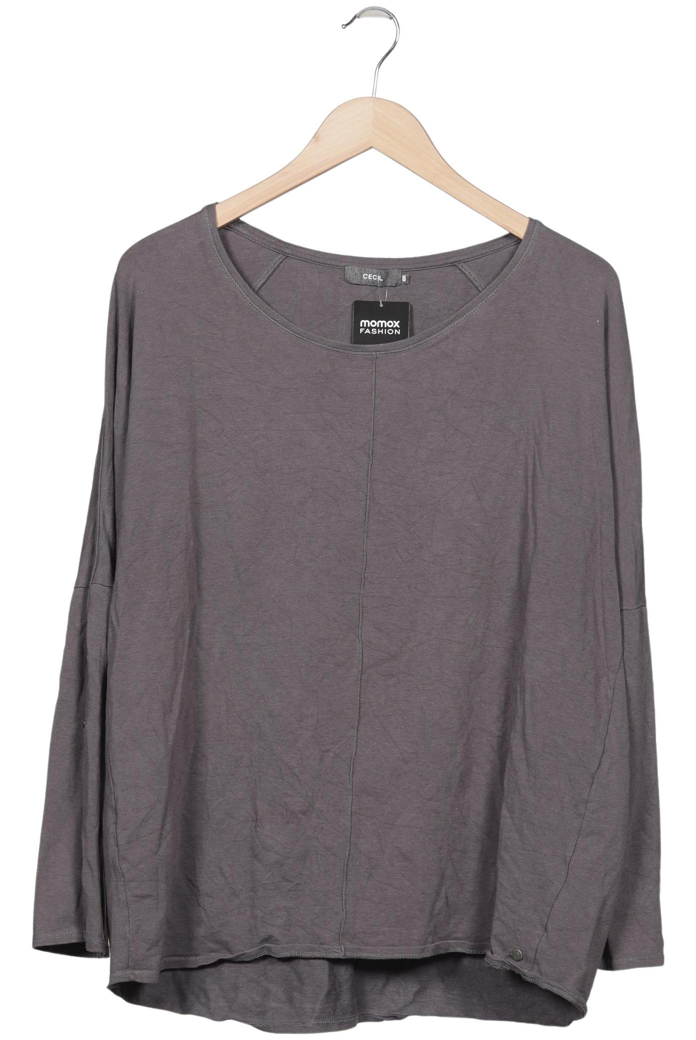 

Cecil Damen Langarmshirt, grau, Gr. 46