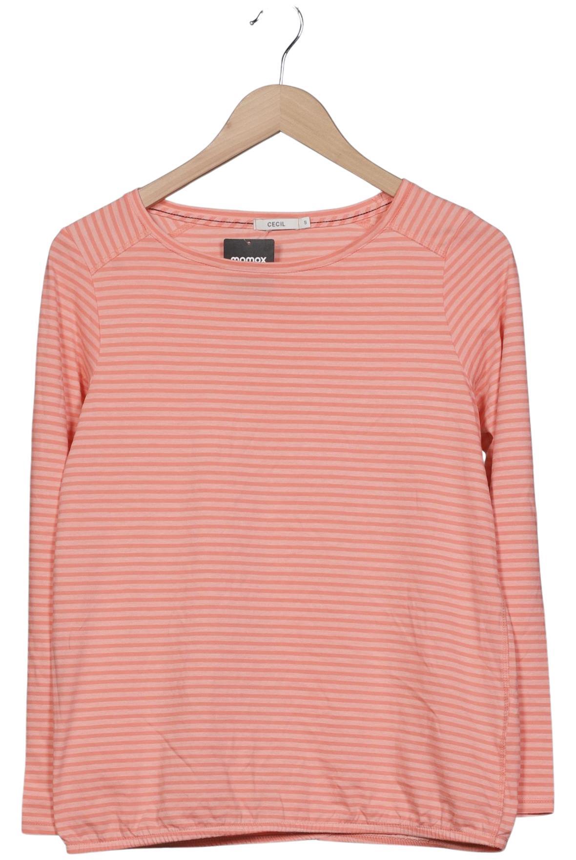 

Cecil Damen Langarmshirt, pink, Gr. 36