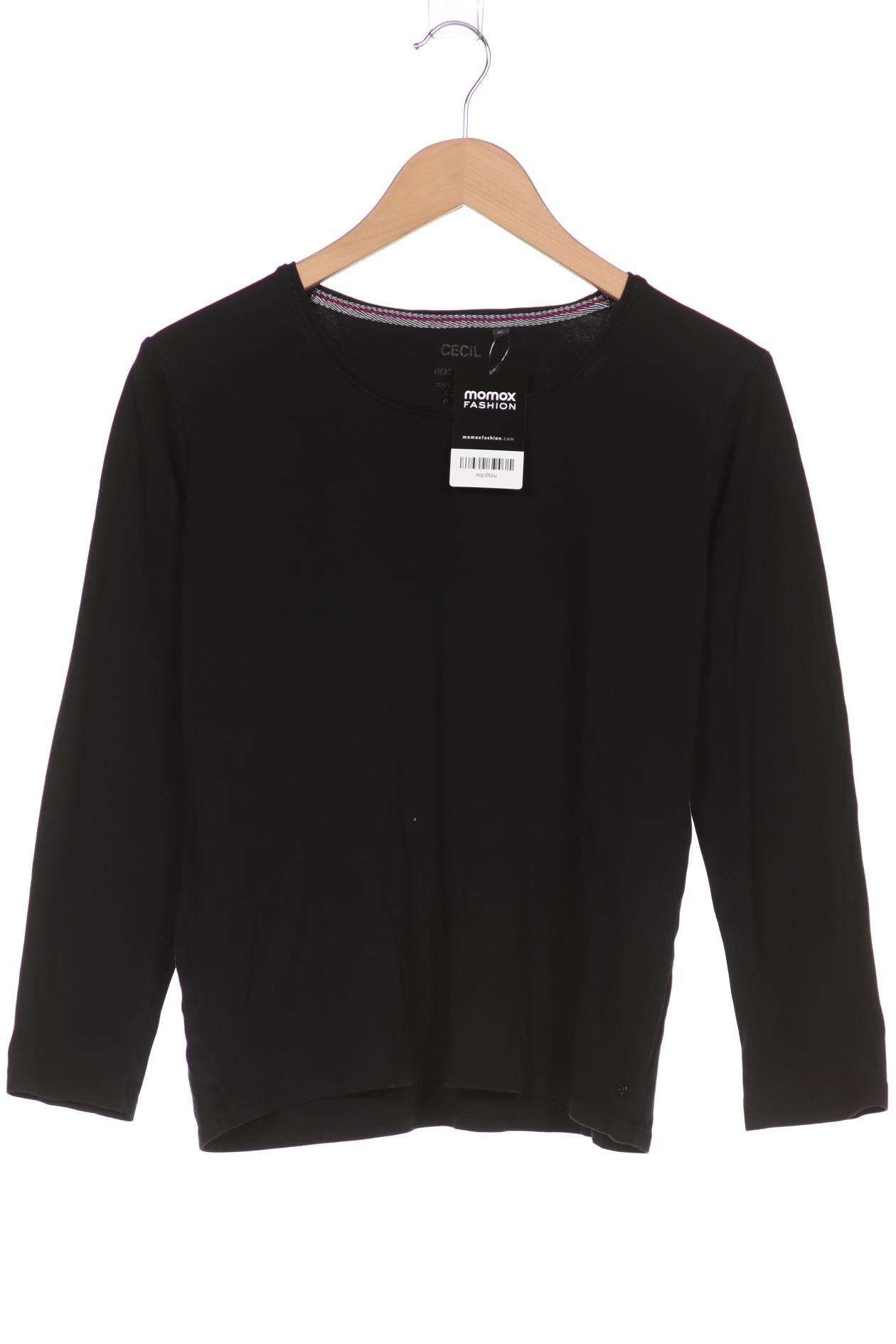 

Cecil Damen Langarmshirt, schwarz, Gr. 44